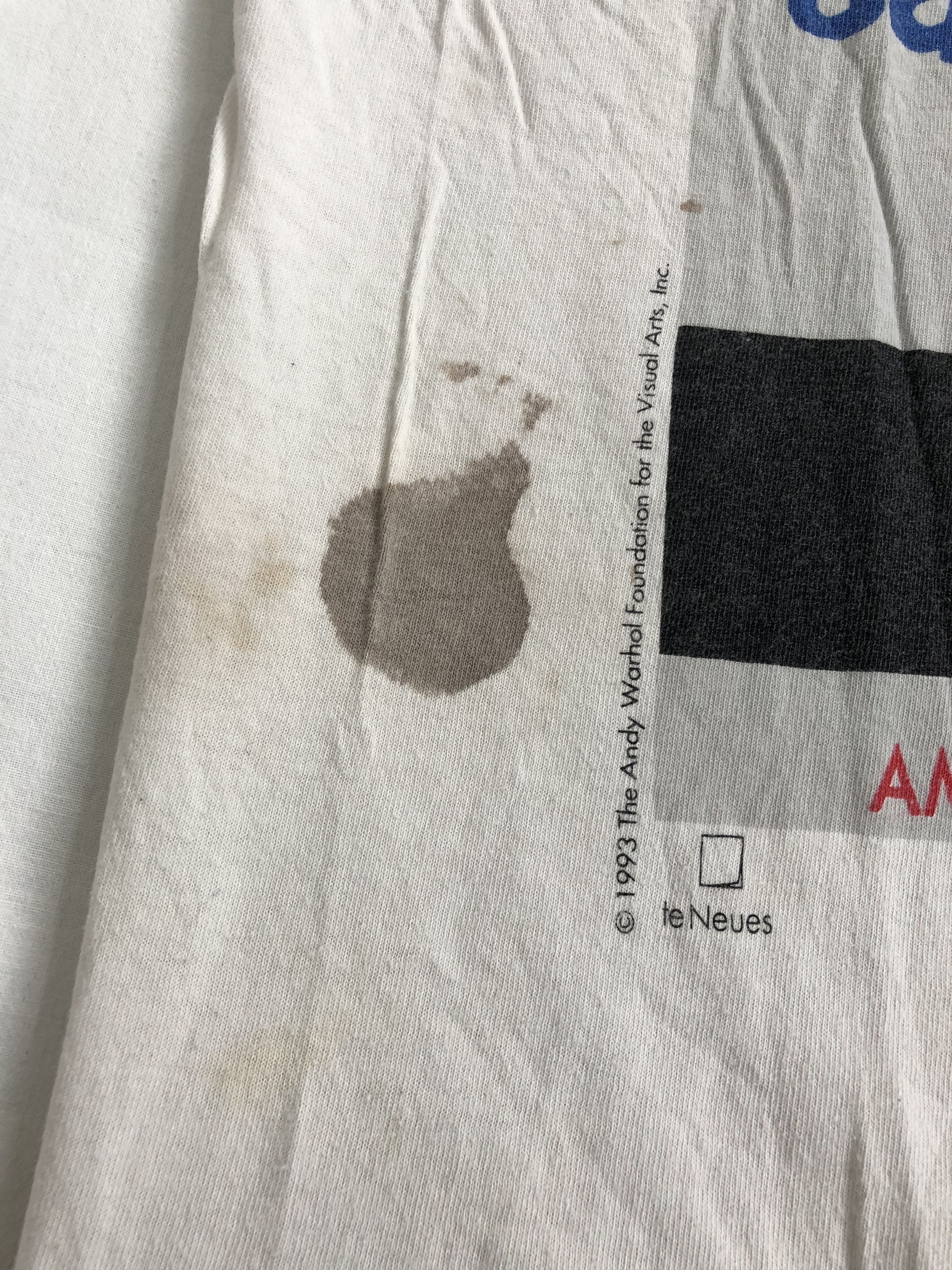 Vintage Vintage 1993 Andy Warhol Pepsi Cola (Jean-Michel Basquiat) Size US XL / EU 56 / 4 - 5 Thumbnail