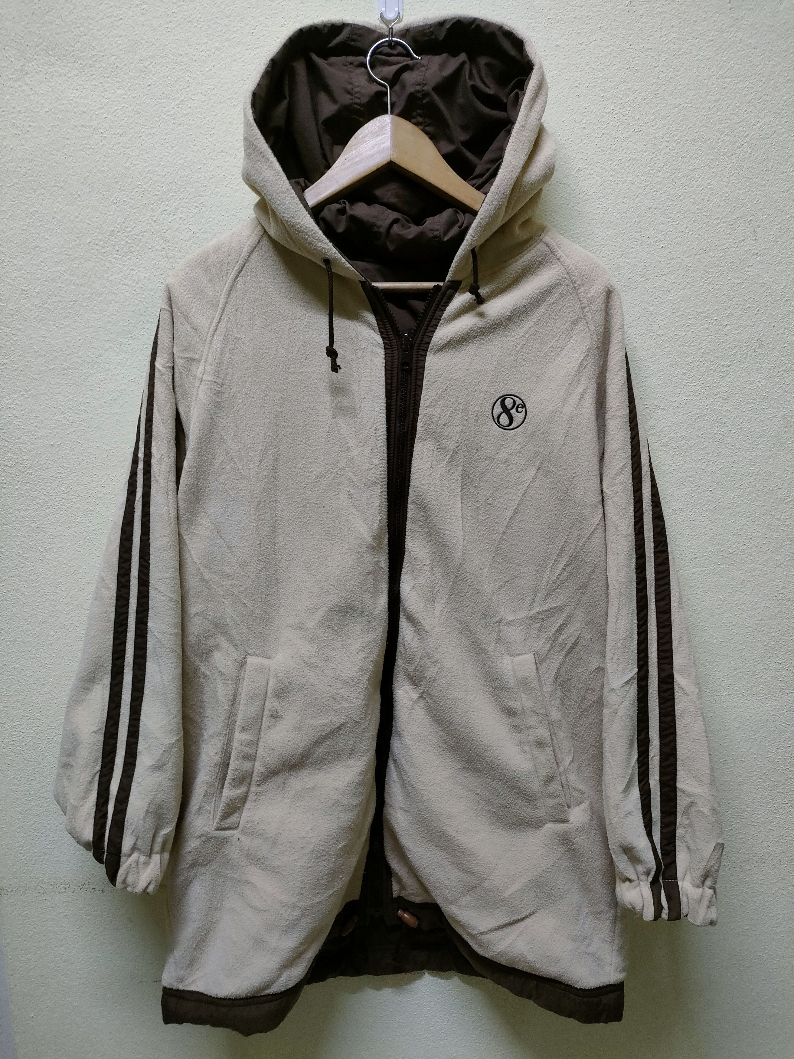 Japanese Brand Huitieme Fleece Reversible Jacket Size US L / EU 52-54 / 3 - 1 Thumbnail