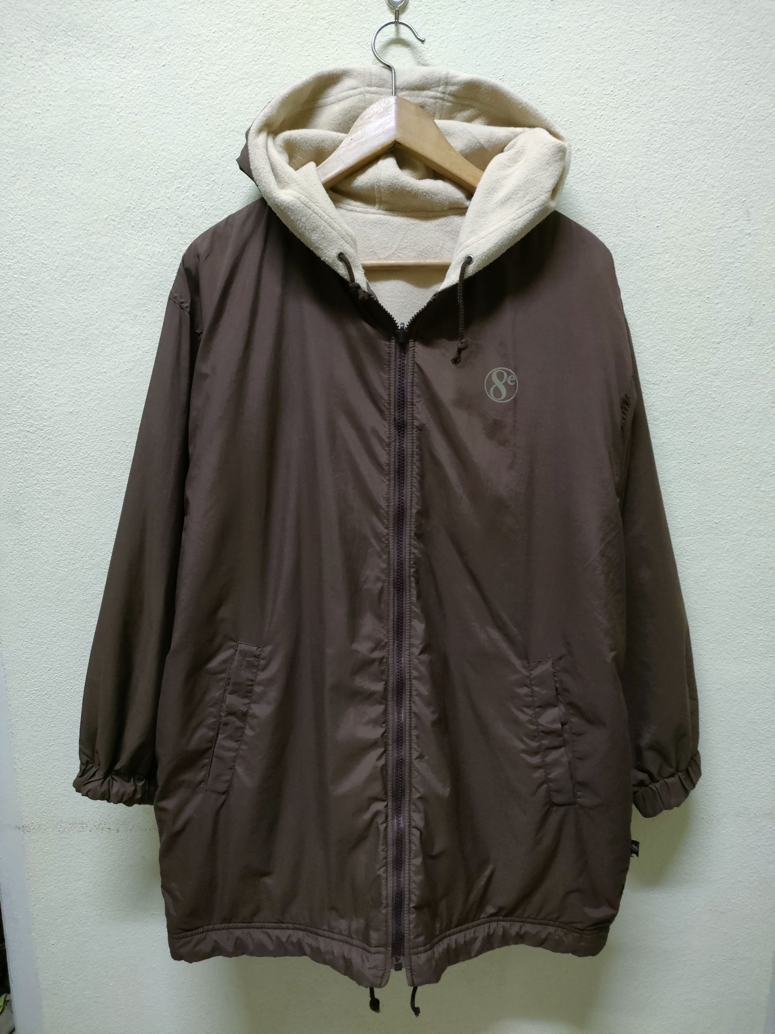 Japanese Brand Huitieme Fleece Reversible Jacket Size US L / EU 52-54 / 3 - 12 Thumbnail