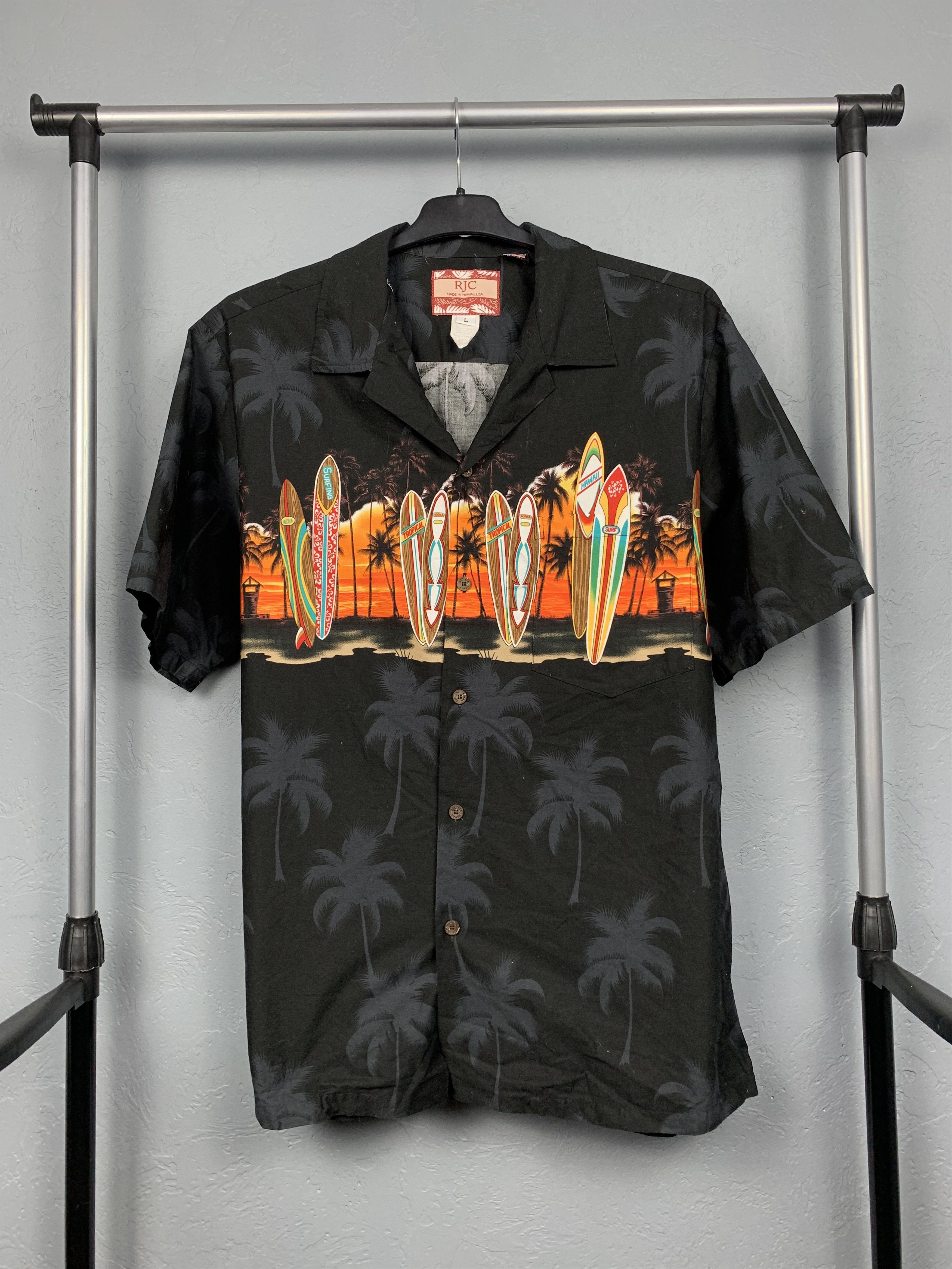 Vintage 90s Vintage HAWAIIAN Islands Printed Shirt Size L Size US L / EU 52-54 / 3 - 1 Thumbnail