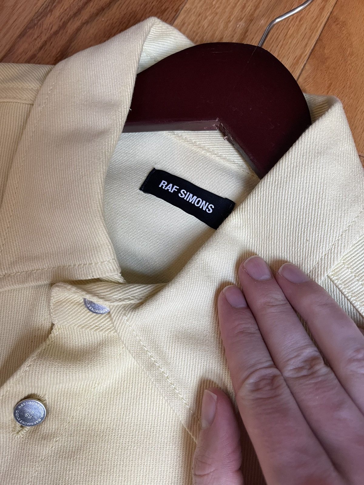 Raf Simons RAF SIMONS DENIM SHIRT YELLOW Size US M / EU 48-50 / 2 - 4 Thumbnail