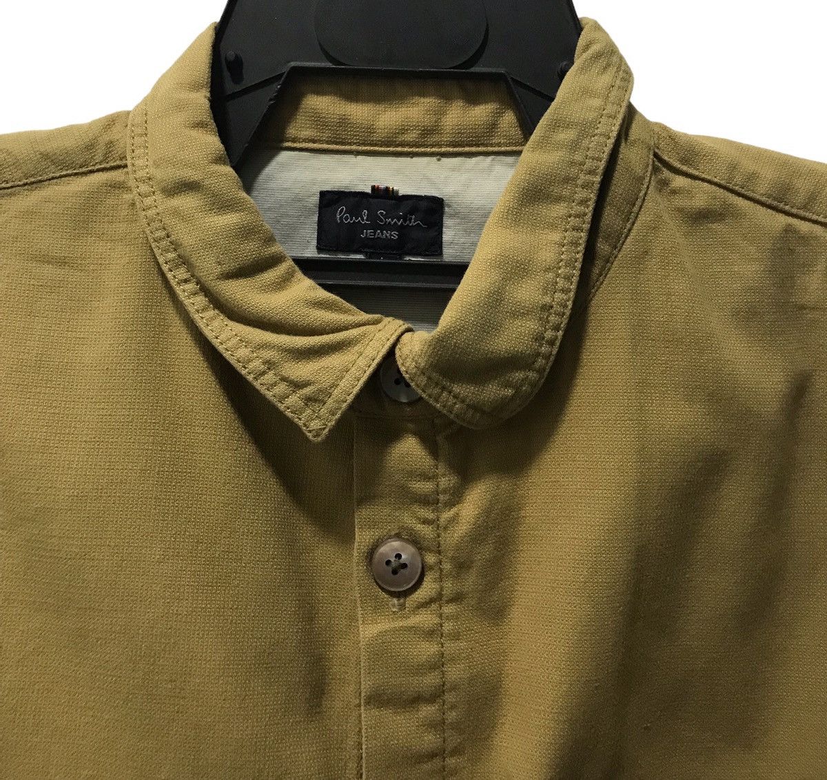 Paul Smith Paul Smith Jeans Khaki Work Shirt Jacket – Size L Size US L / EU 52-54 / 3 - 3 Thumbnail