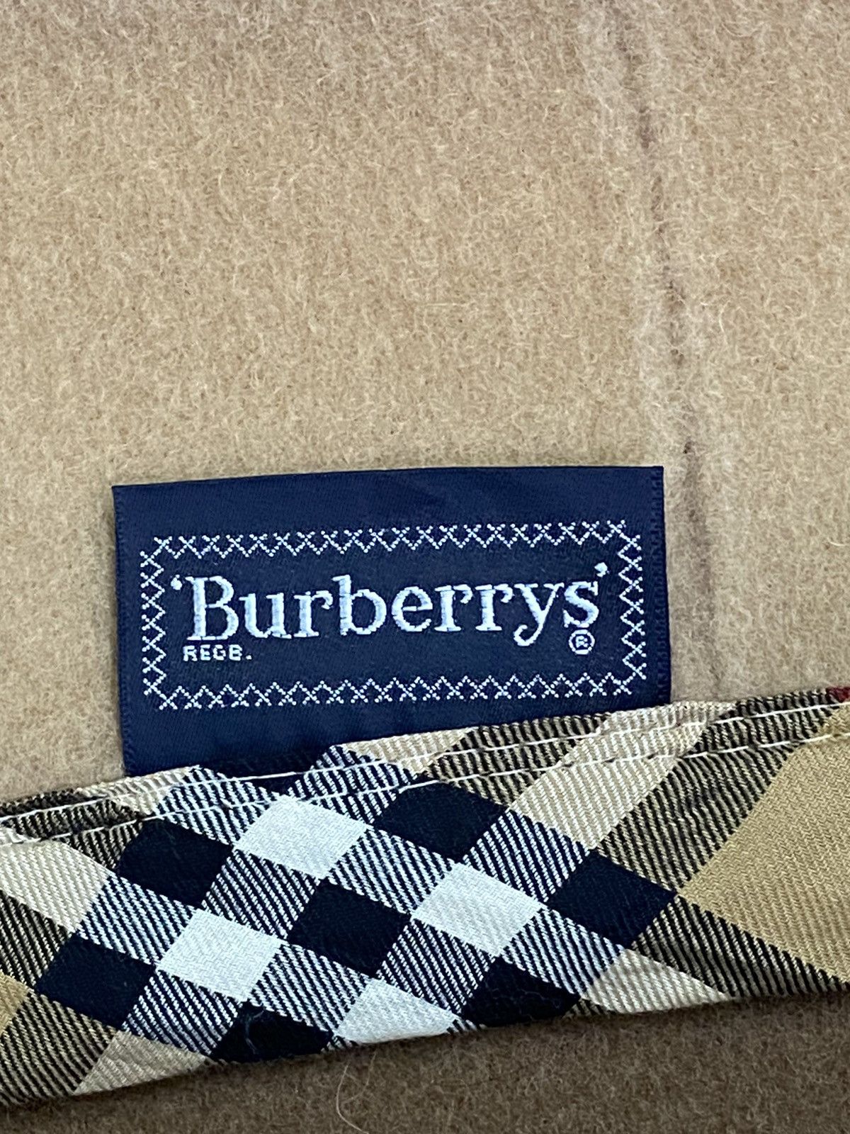 AUTHENTIC VINTAGE BURBERRYS WOOL BLANKET