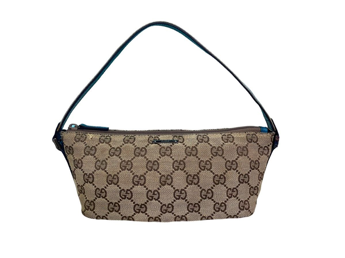 Vintage DELETE ANYTIME AUTHENTIC VINTAGE GUCCI MONOGRAM POCHETTE BAG Size ONE SIZE - 2 Thumbnail