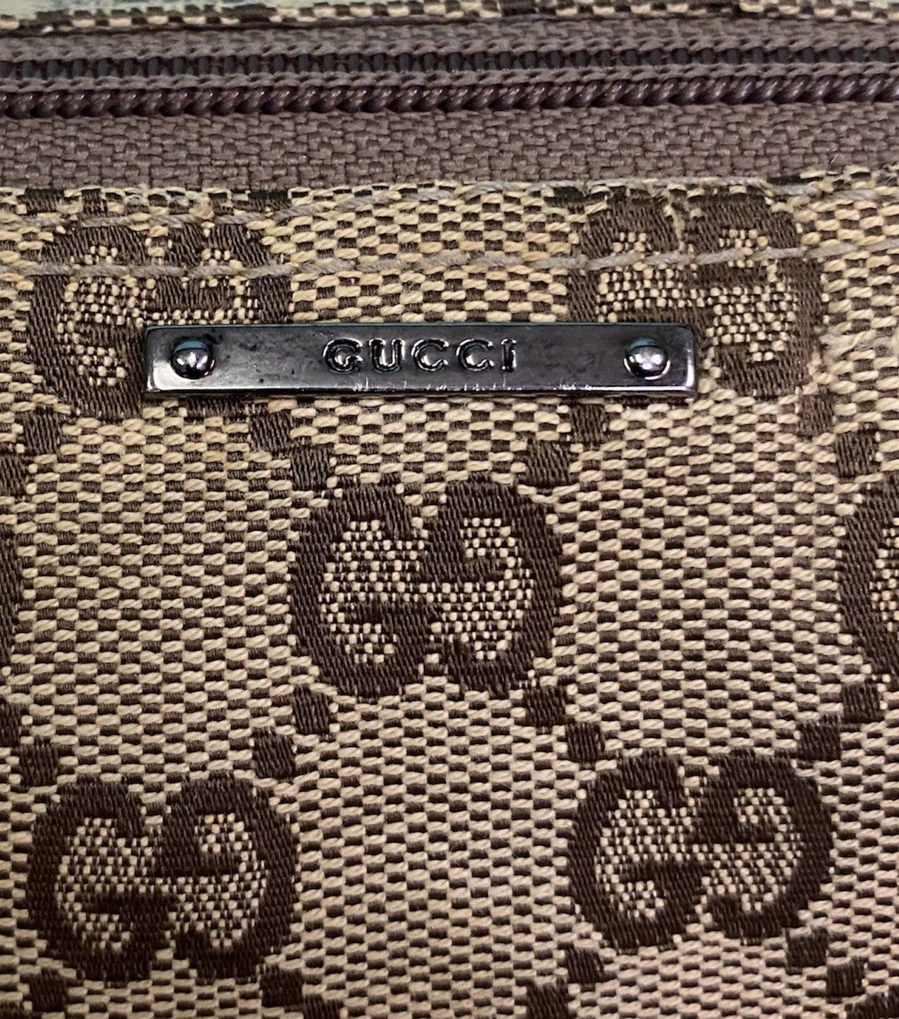 Vintage DELETE ANYTIME AUTHENTIC VINTAGE GUCCI MONOGRAM POCHETTE BAG Size ONE SIZE - 11 Thumbnail