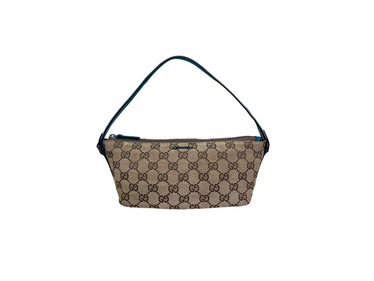 AUTHENTIC VINTAGE GUCCI MONOGRAM POCHETTE BAG