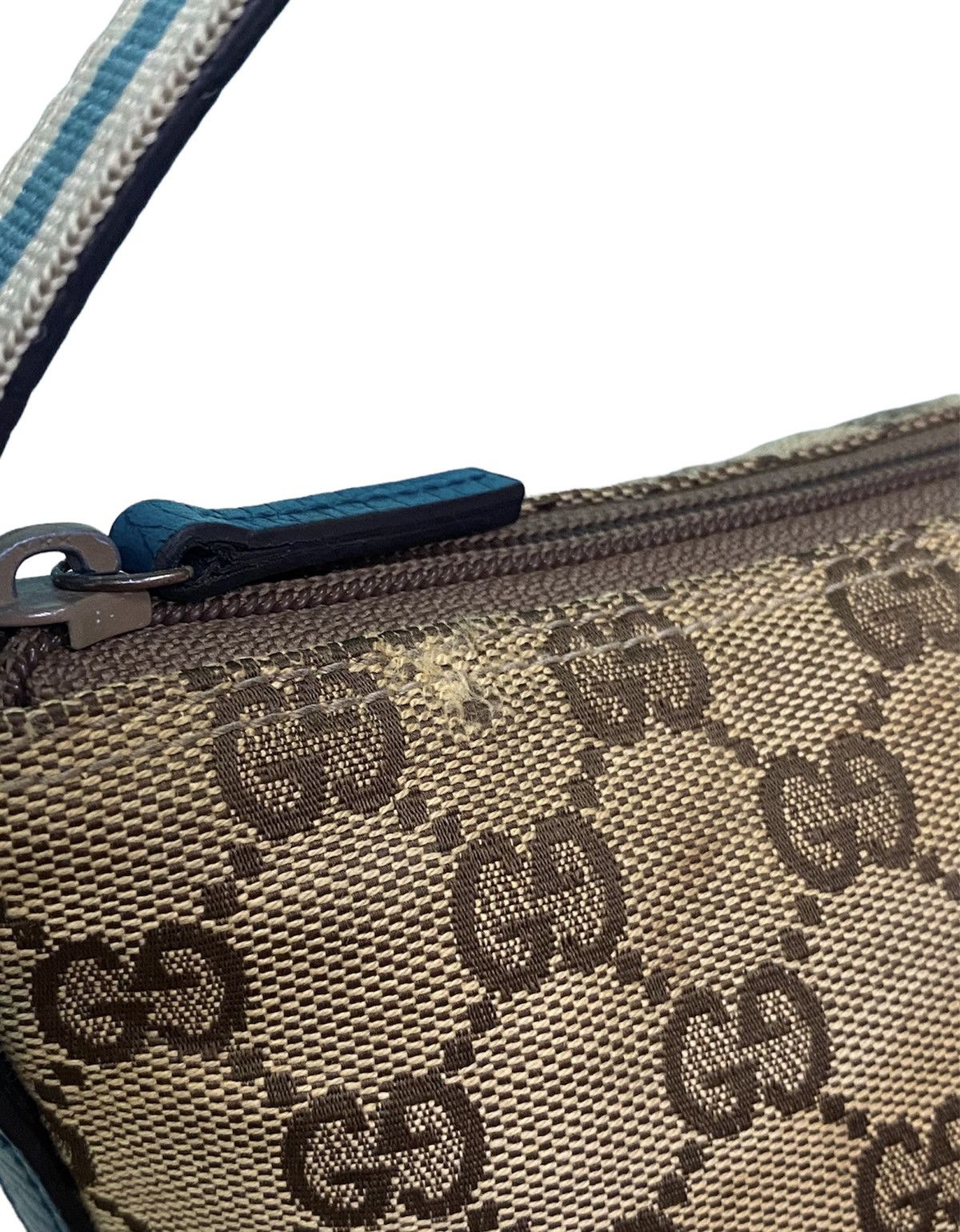 Vintage DELETE ANYTIME AUTHENTIC VINTAGE GUCCI MONOGRAM POCHETTE BAG Size ONE SIZE - 8 Thumbnail