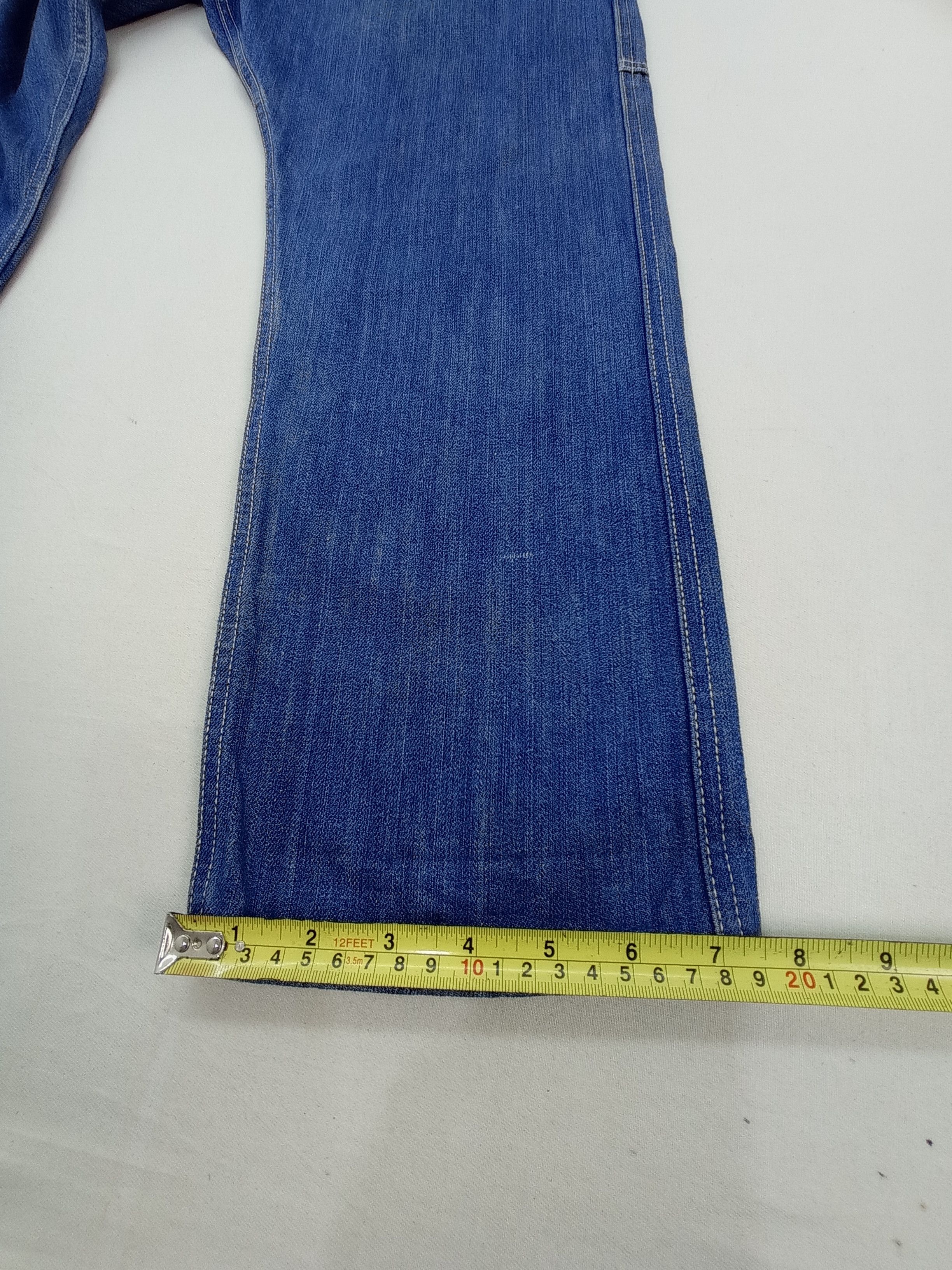 HARE × Japanese Brand 🇯🇵Hare Drop Crotch Denim Carpenter Pants Size US 31 - 17 Thumbnail