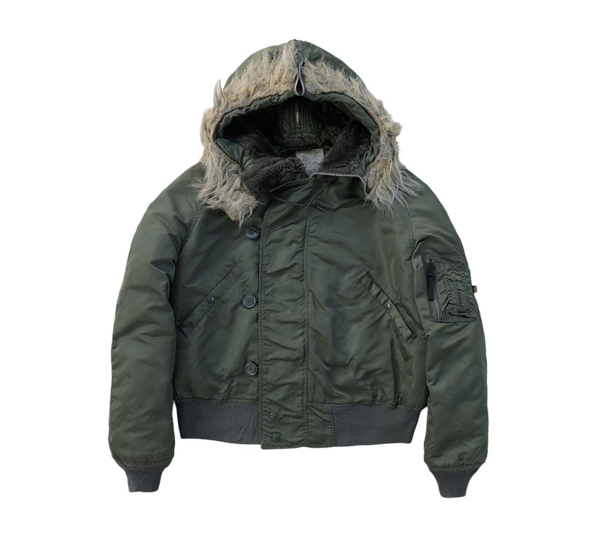 Alpha Industries Vintage Alpha Industries N-2B Cold Weather Bomber Jacket Size US L / EU 52-54 / 3 - 4 Thumbnail