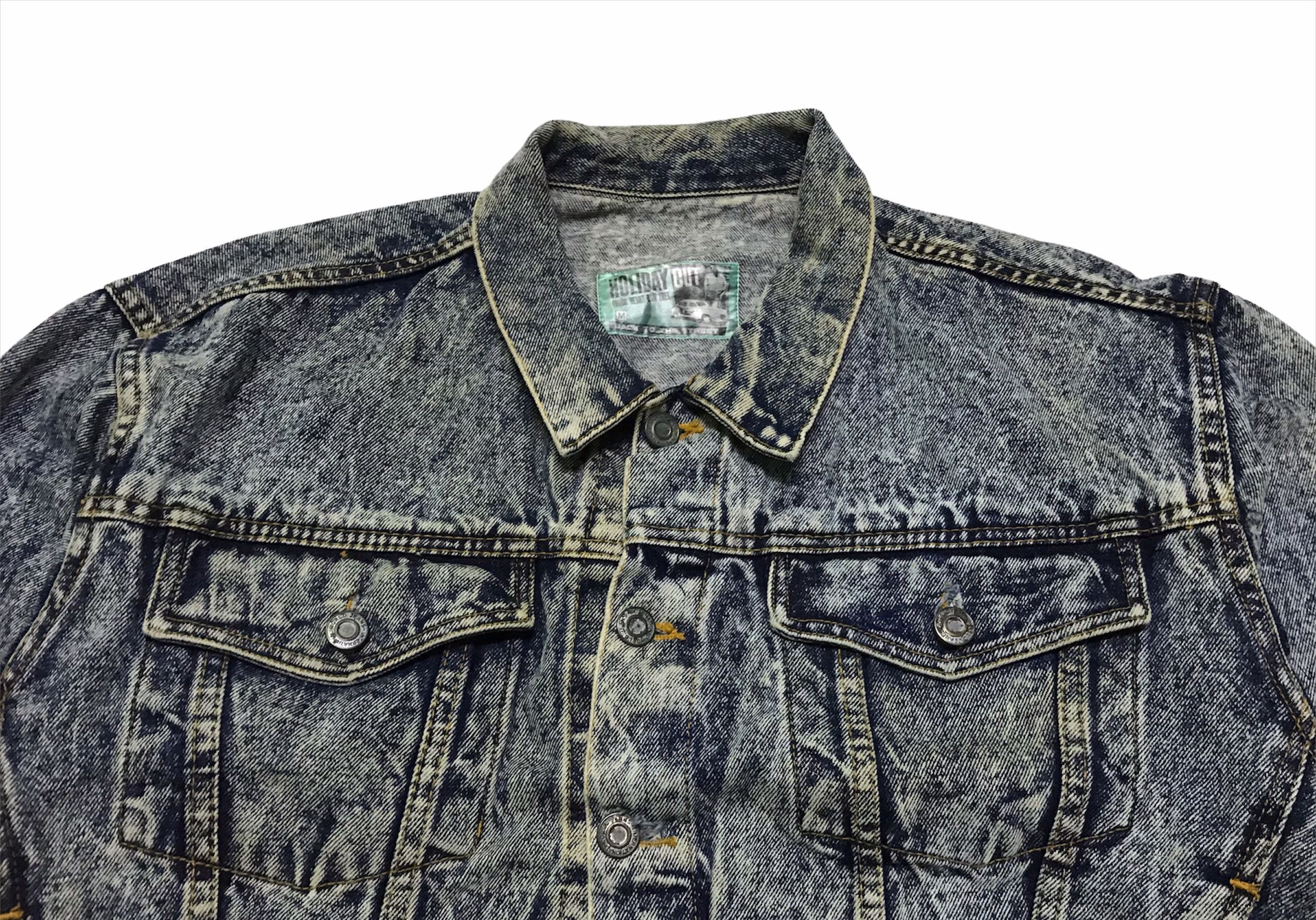 Vintage Vintage Acid wash trucker denim jacket Size US M / EU 48-50 / 2 - 4 Thumbnail