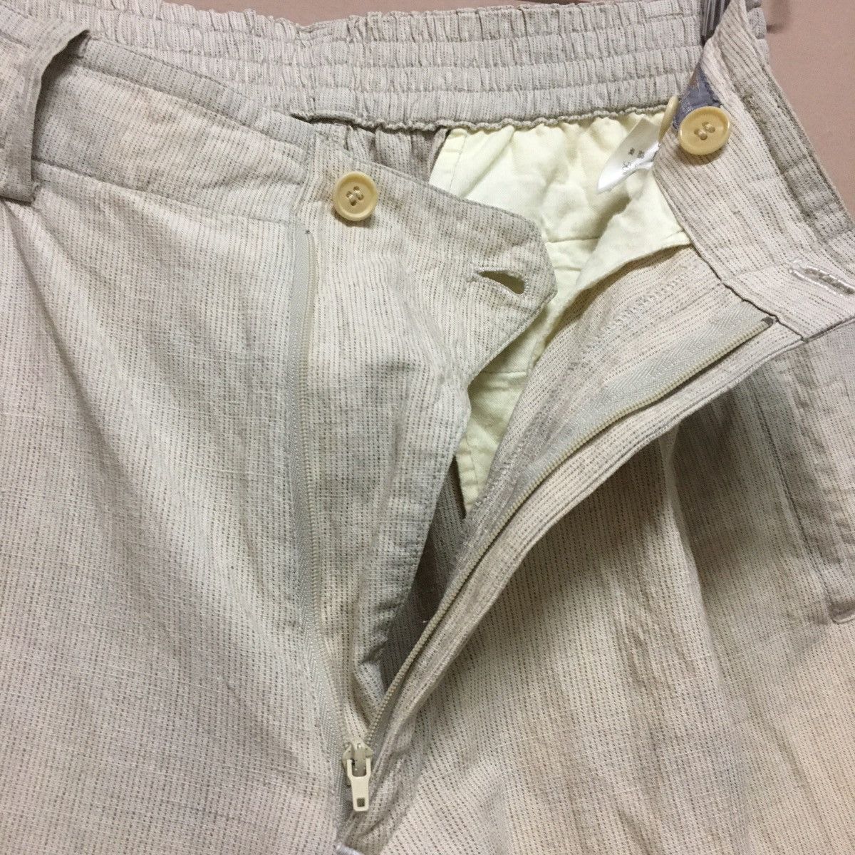 Issey Miyake × Vintage Vintage Issey Miyake Stripes Dirty Trousers Size US 29 - 10 Thumbnail