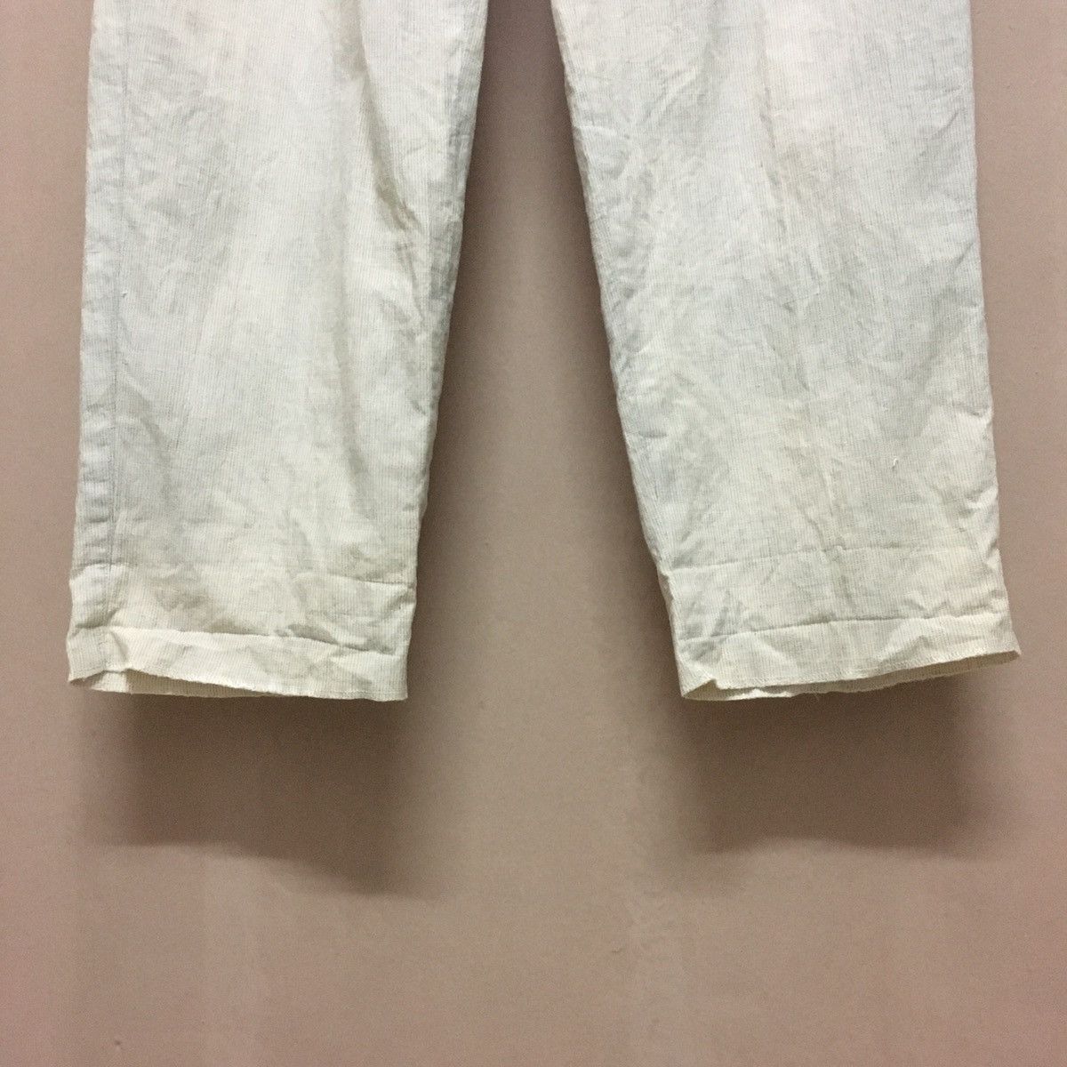 Issey Miyake × Vintage Vintage Issey Miyake Stripes Dirty Trousers Size US 29 - 5 Thumbnail