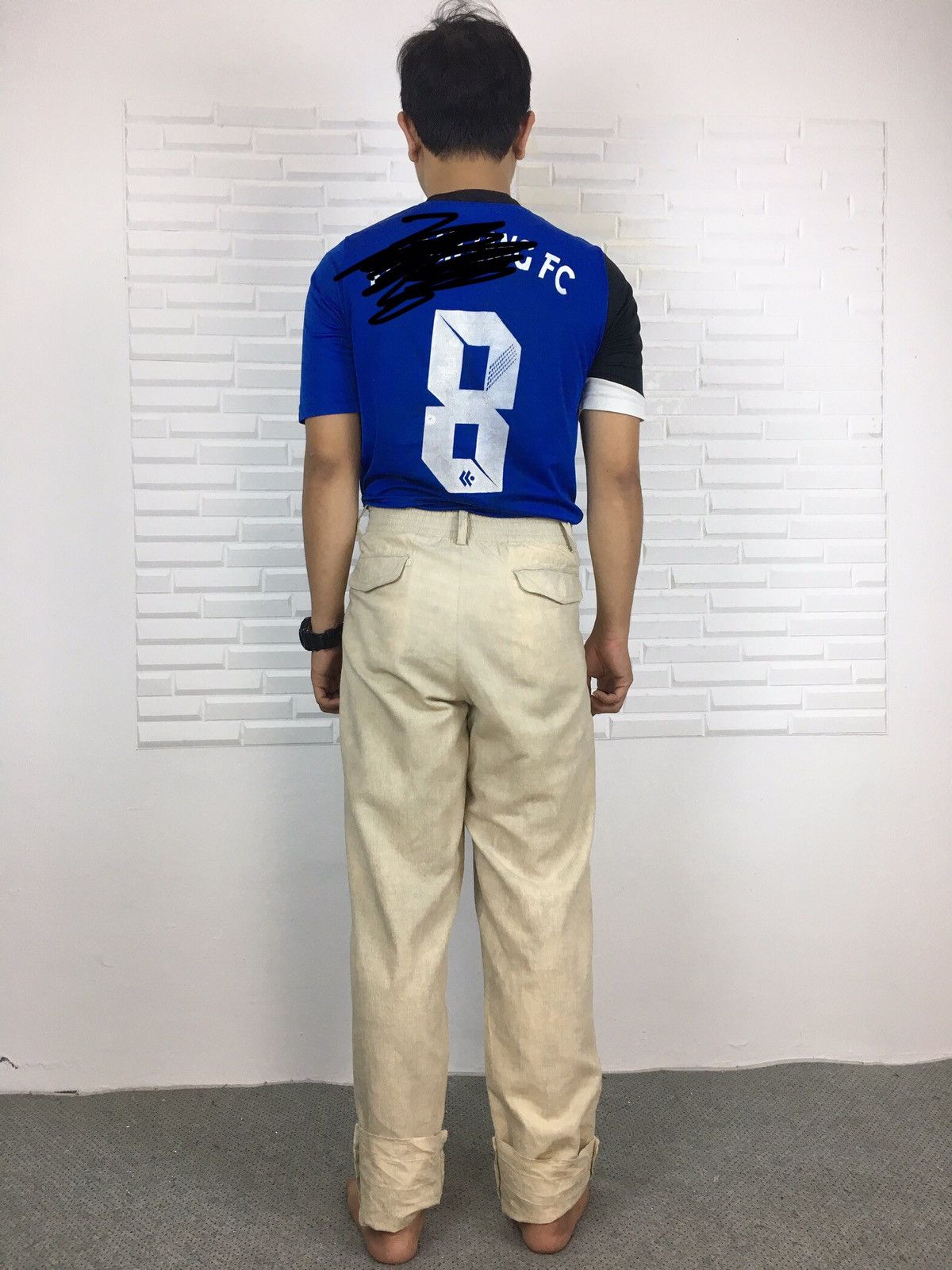 Issey Miyake × Vintage Vintage Issey Miyake Stripes Dirty Trousers Size US 29 - 18 Thumbnail