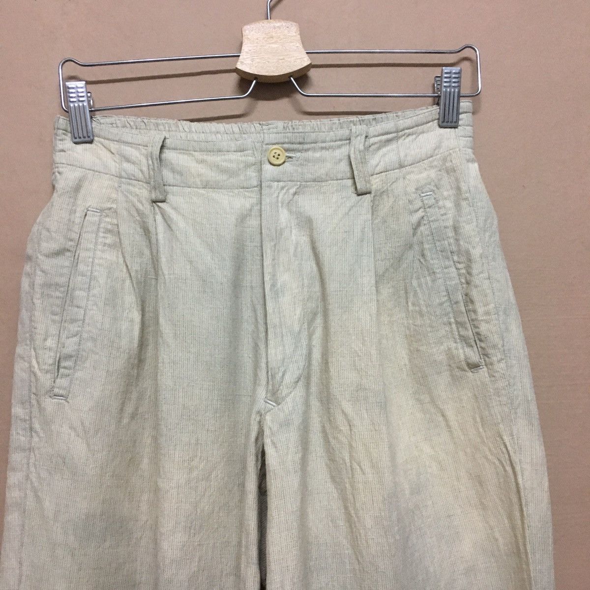 Issey Miyake × Vintage Vintage Issey Miyake Stripes Dirty Trousers Size US 29 - 3 Thumbnail