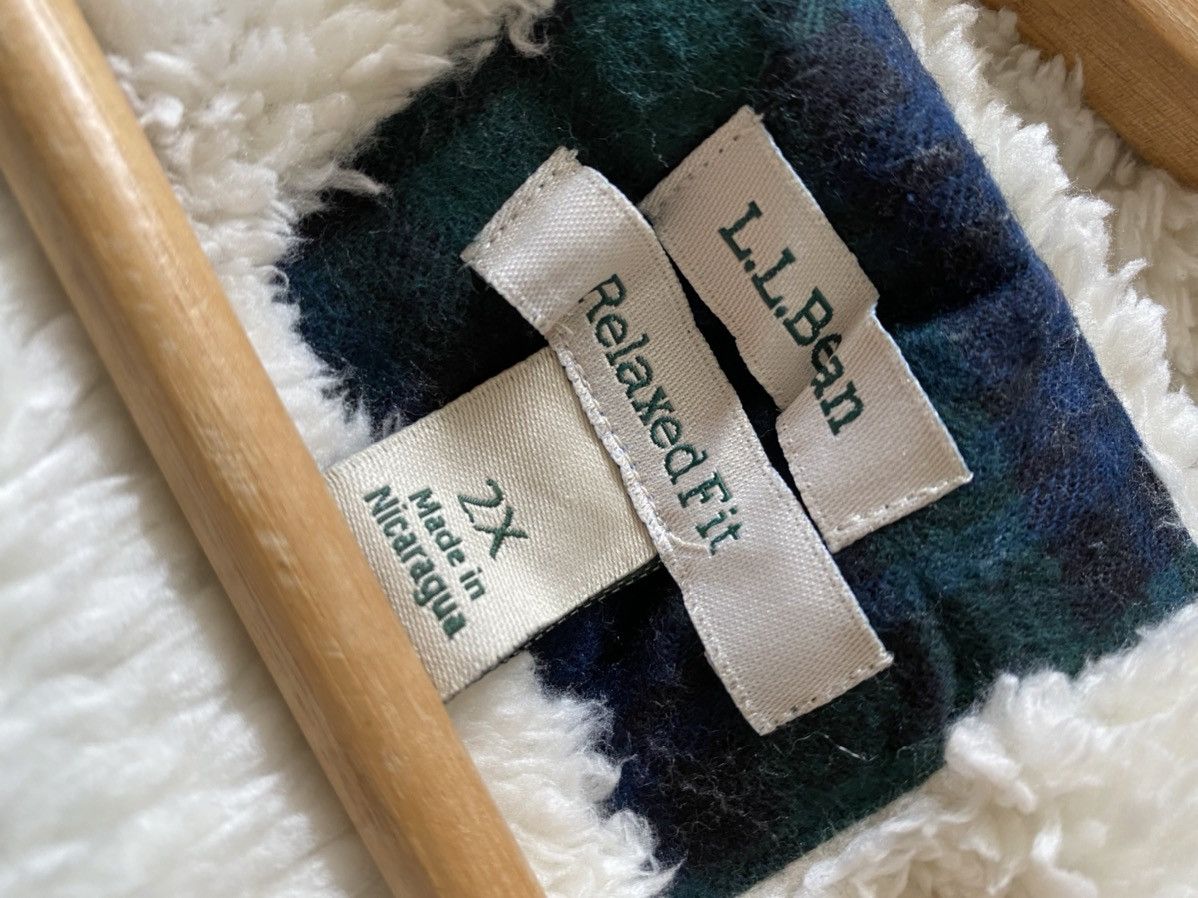 L.L. Bean × Vintage L.L Bean Checker Plaid Relaxed Fit Size US XXL / EU 58 / 5 - 8 Thumbnail