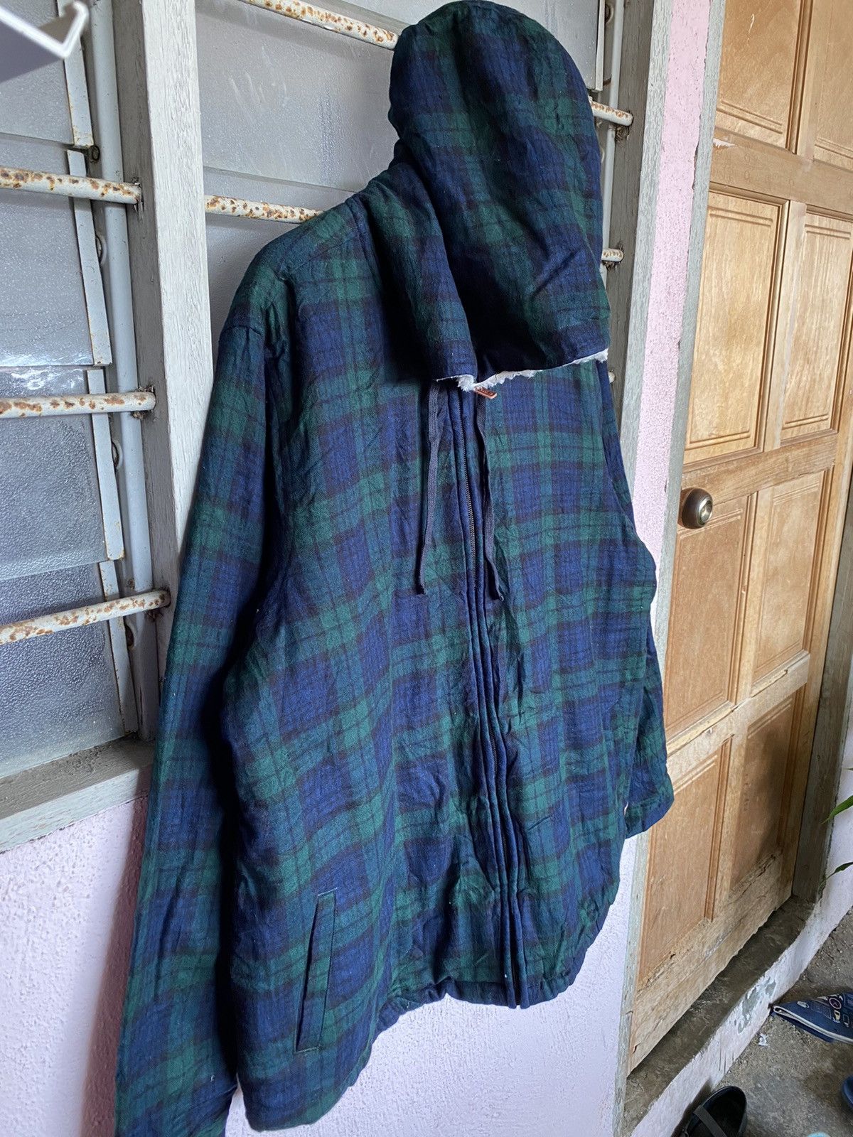 L.L. Bean × Vintage L.L Bean Checker Plaid Relaxed Fit Size US XXL / EU 58 / 5 - 3 Thumbnail