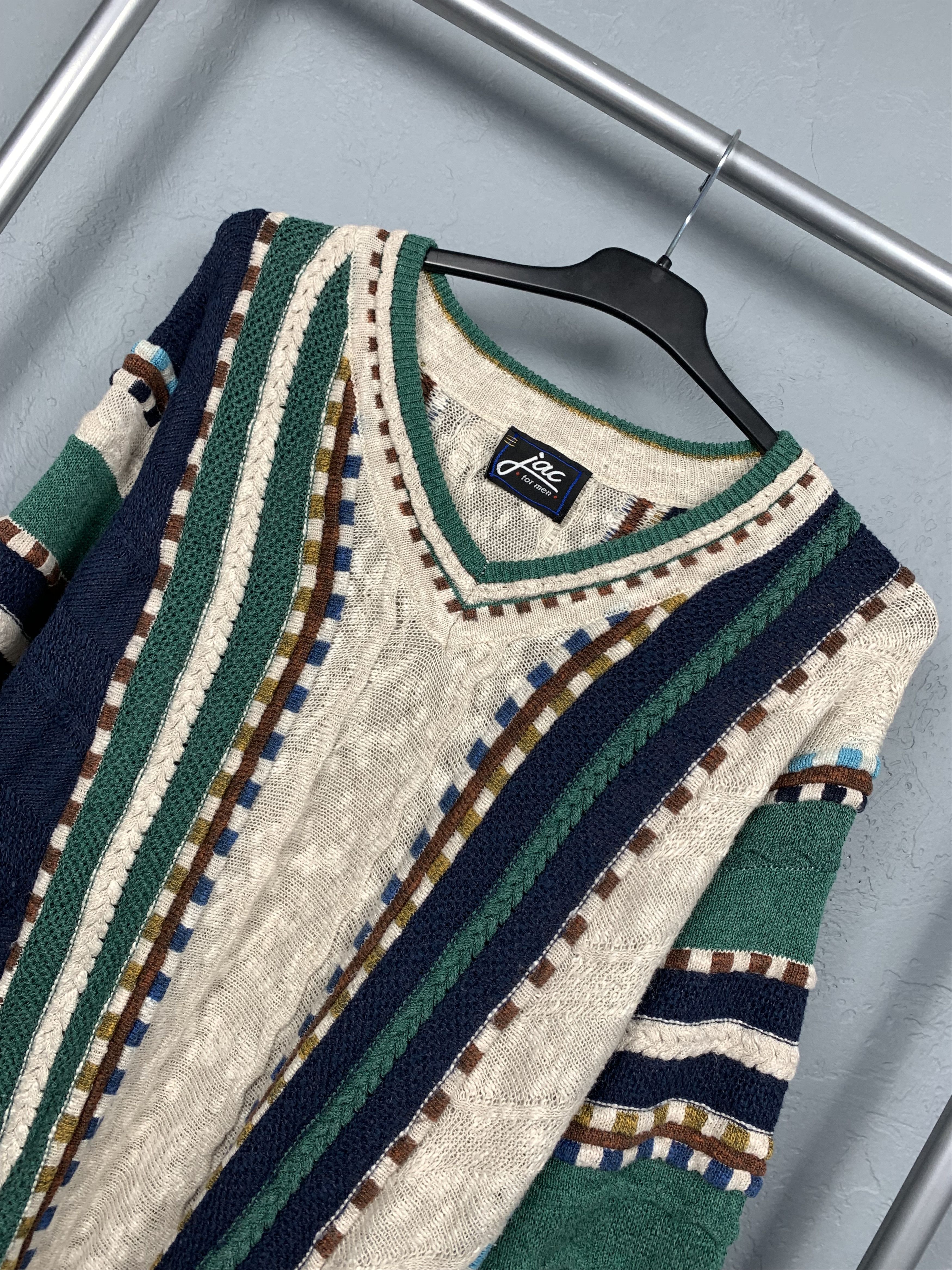 Other Multi Colored Knit Sweater Coogi style Size US L / EU 52-54 / 3 - 2 Thumbnail