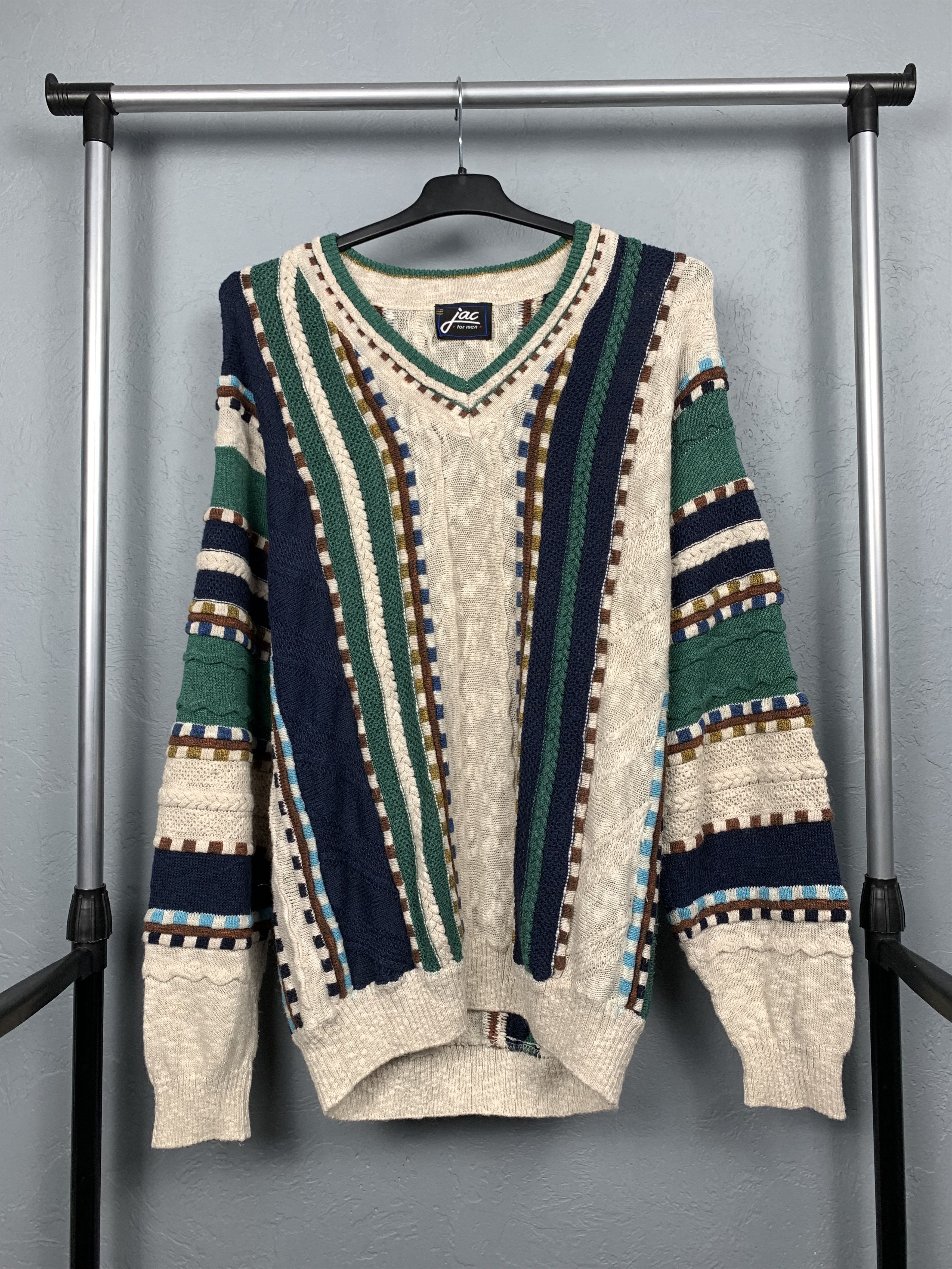 Other Multi Colored Knit Sweater Coogi style Size US L / EU 52-54 / 3 - 1 Thumbnail
