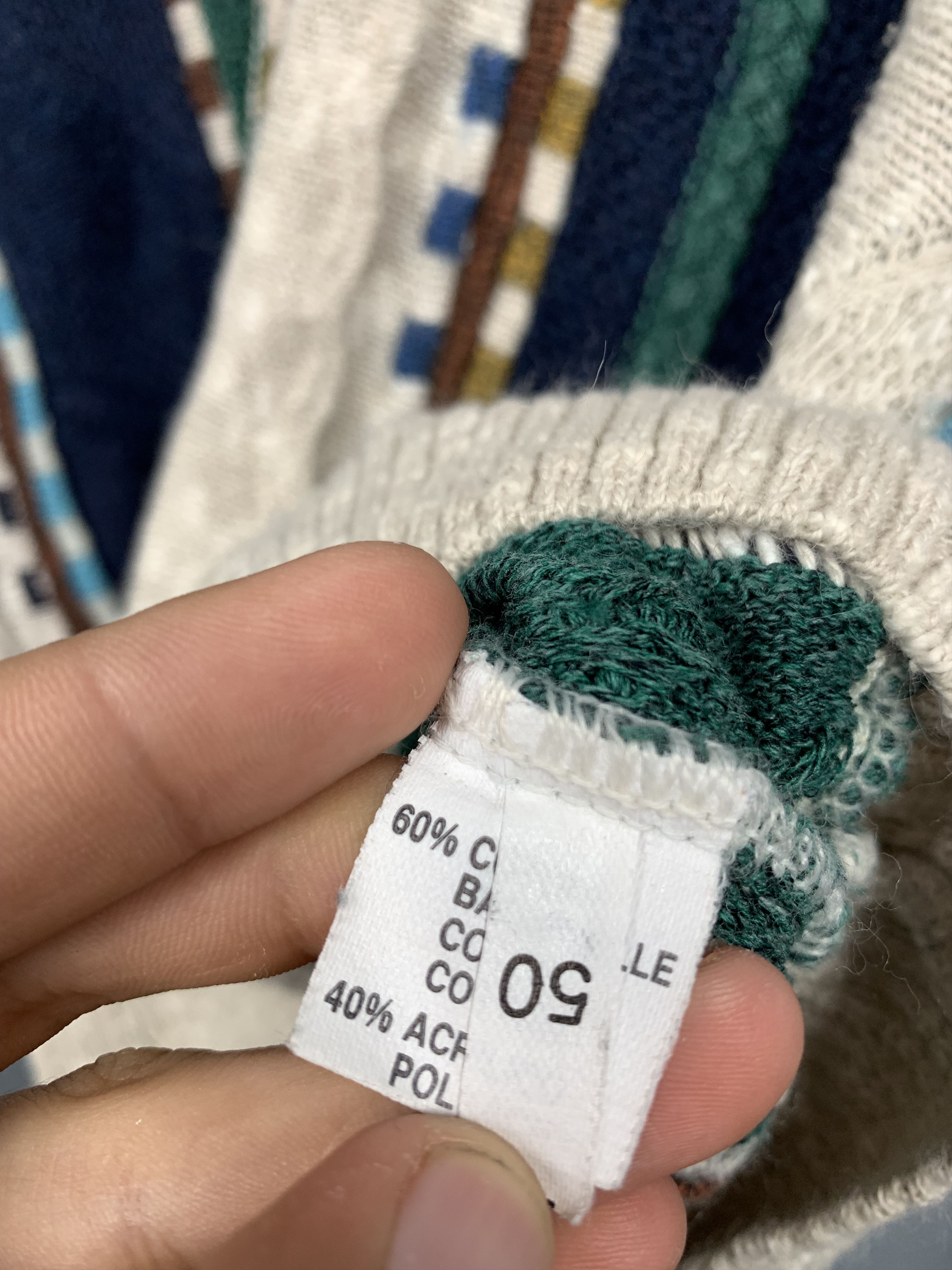 Other Multi Colored Knit Sweater Coogi style Size US L / EU 52-54 / 3 - 4 Thumbnail