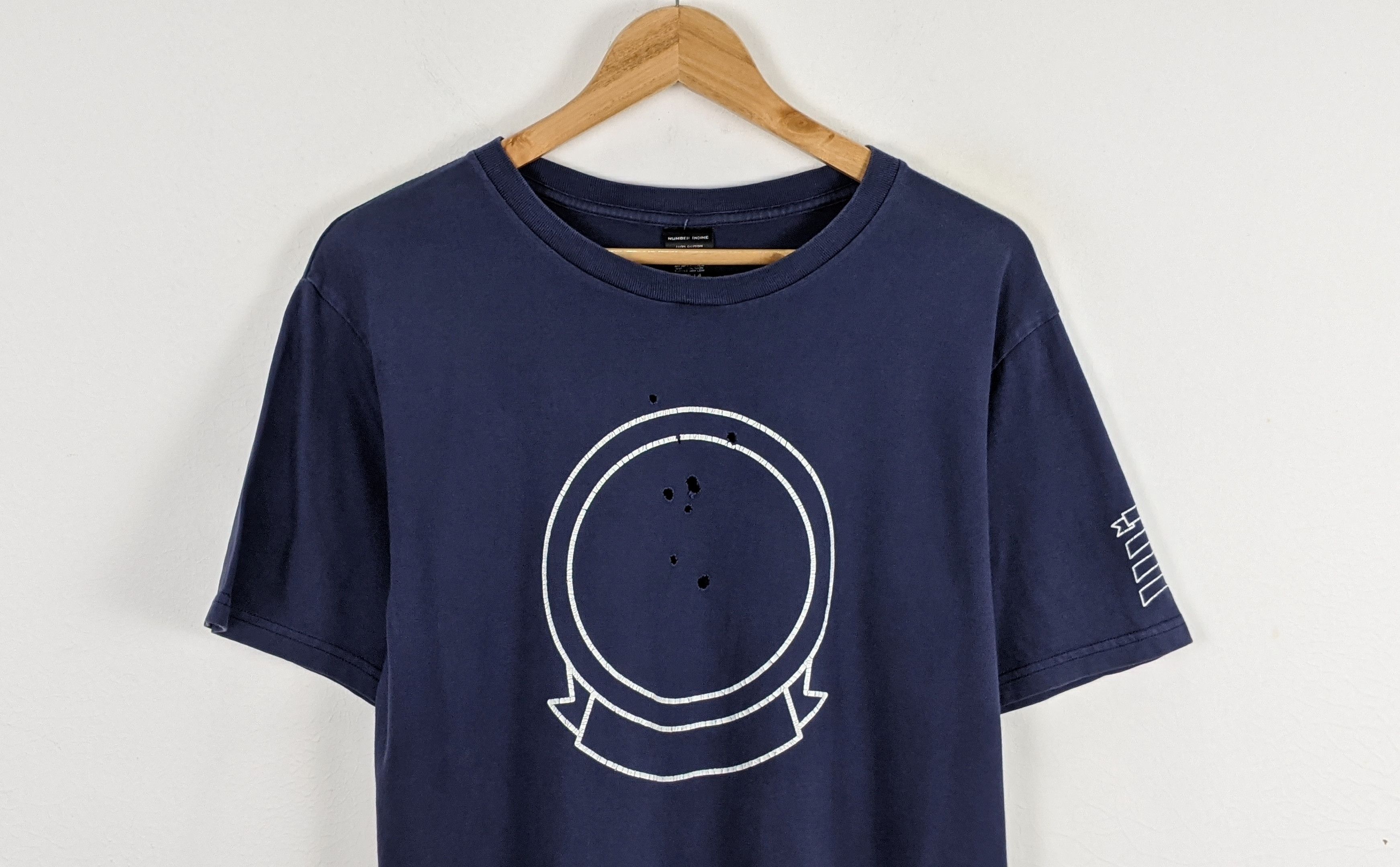 Number (N)ine Number Nine Emblem shirt navy blue size 3 L large Size US L / EU 52-54 / 3 - 2 Thumbnail