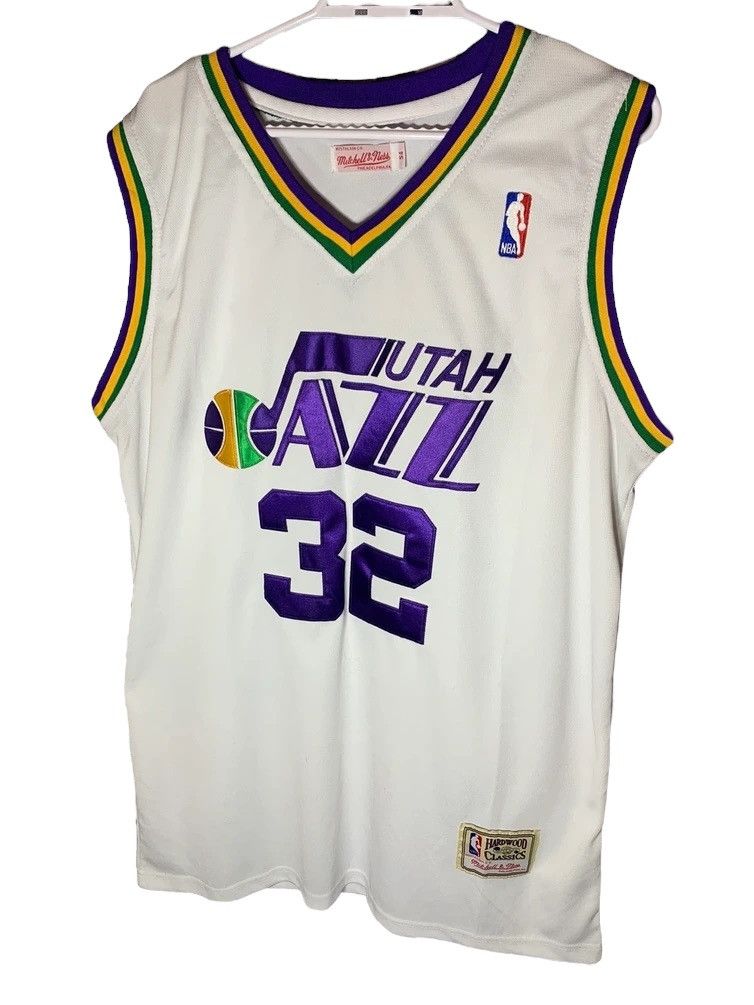 Karl malone champion jersey big mountain kids medium rare newest vintage utah jazz