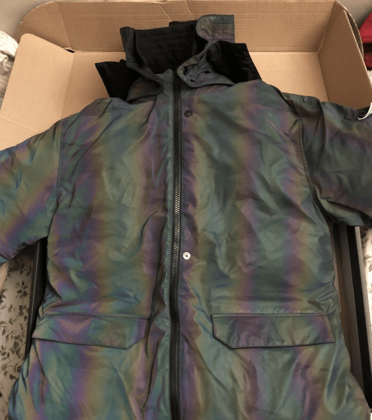 Stone Island Shadow Project NEW STONE ISLAND 18 SCARABEO DOWN PARKA IRIDESCENT XL 70603 Size US XL / EU 56 / 4 - 12 Thumbnail