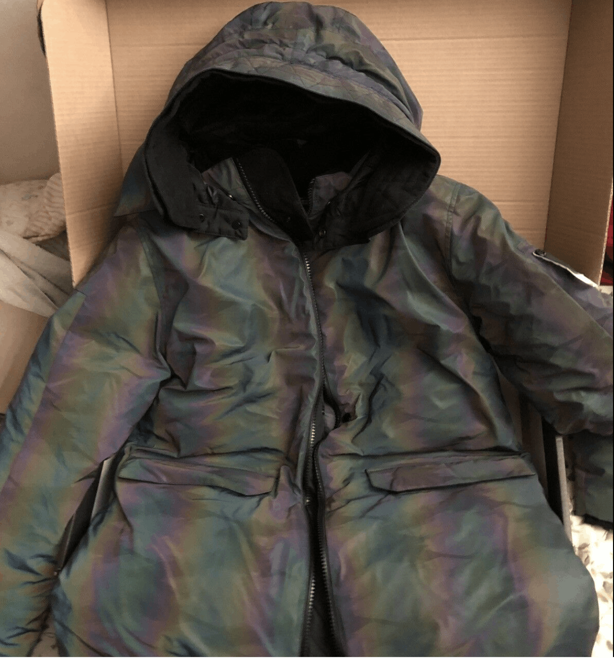 Stone Island Shadow Project NEW STONE ISLAND 18 SCARABEO DOWN PARKA IRIDESCENT XL 70603 Size US XL / EU 56 / 4 - 2 Thumbnail