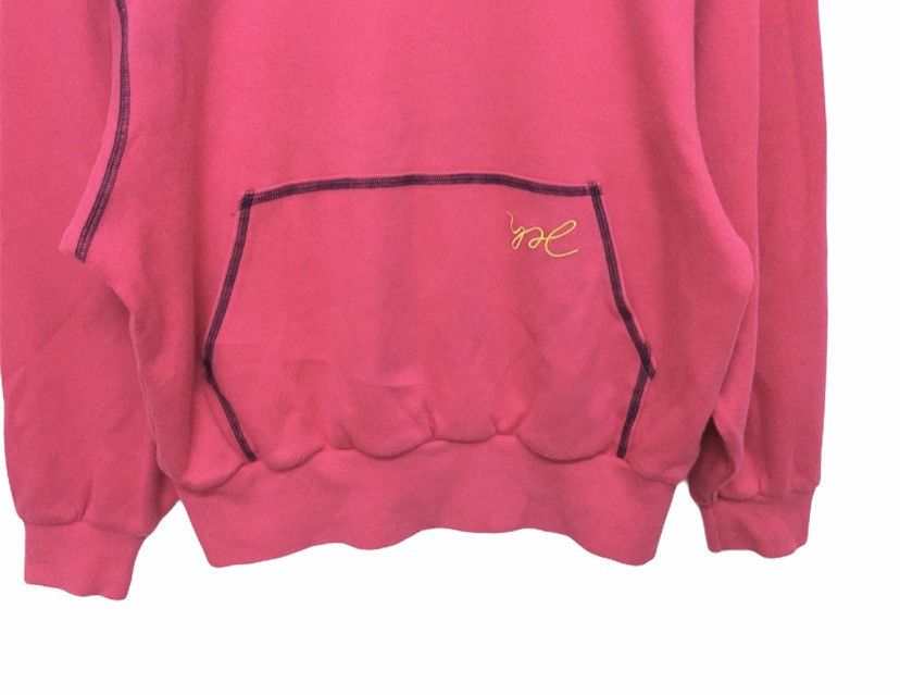 Yves Saint Laurent 90's Saint Laurent YSL Contrast stitch PINK sweatshirt Size M / US 6-8 / IT 42-44 - 4 Thumbnail