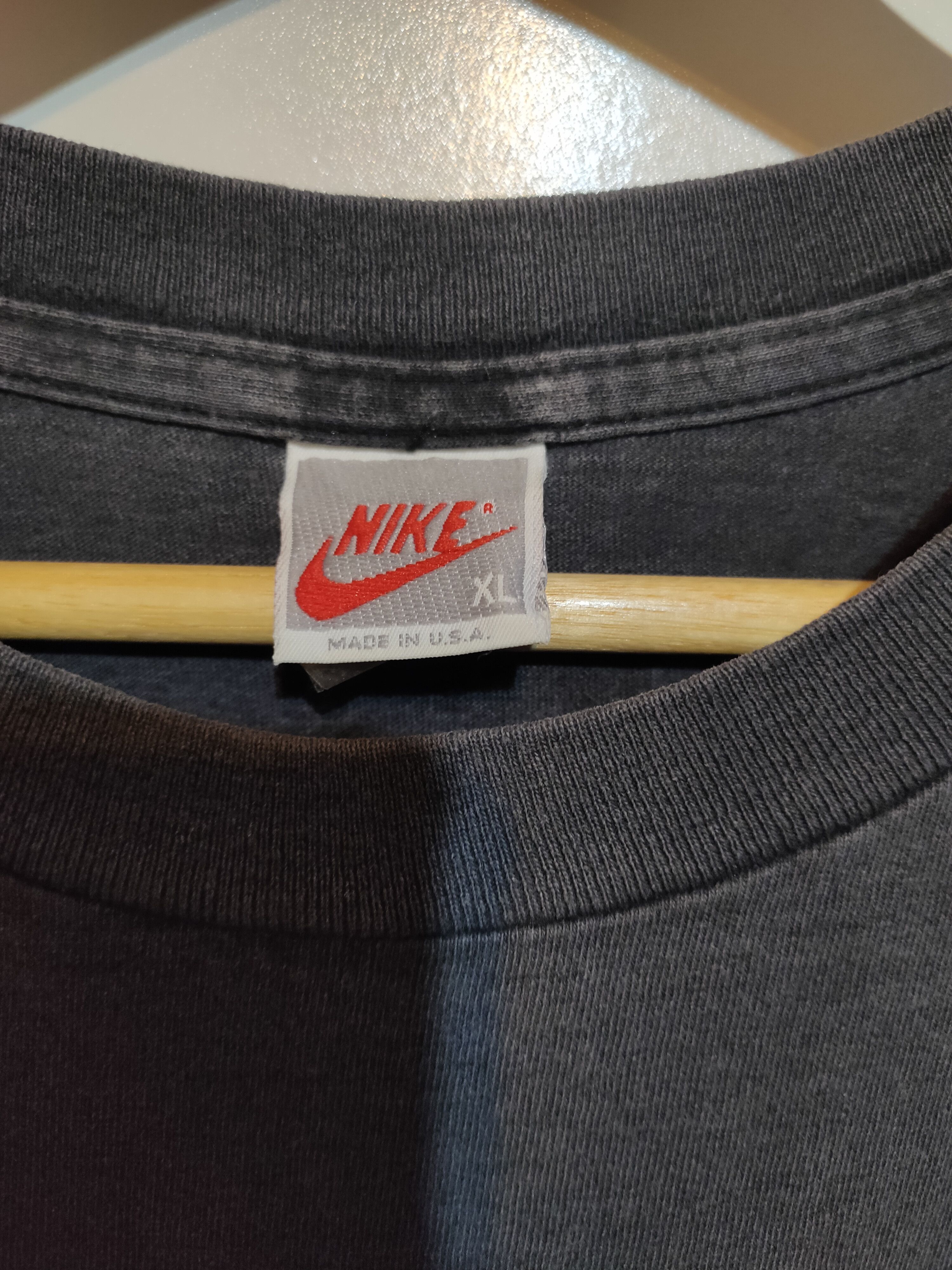 Jordan Brand Vintage Nike Jordan "What Time is it" Gray Tag Size US XL / EU 56 / 4 - 3 Thumbnail
