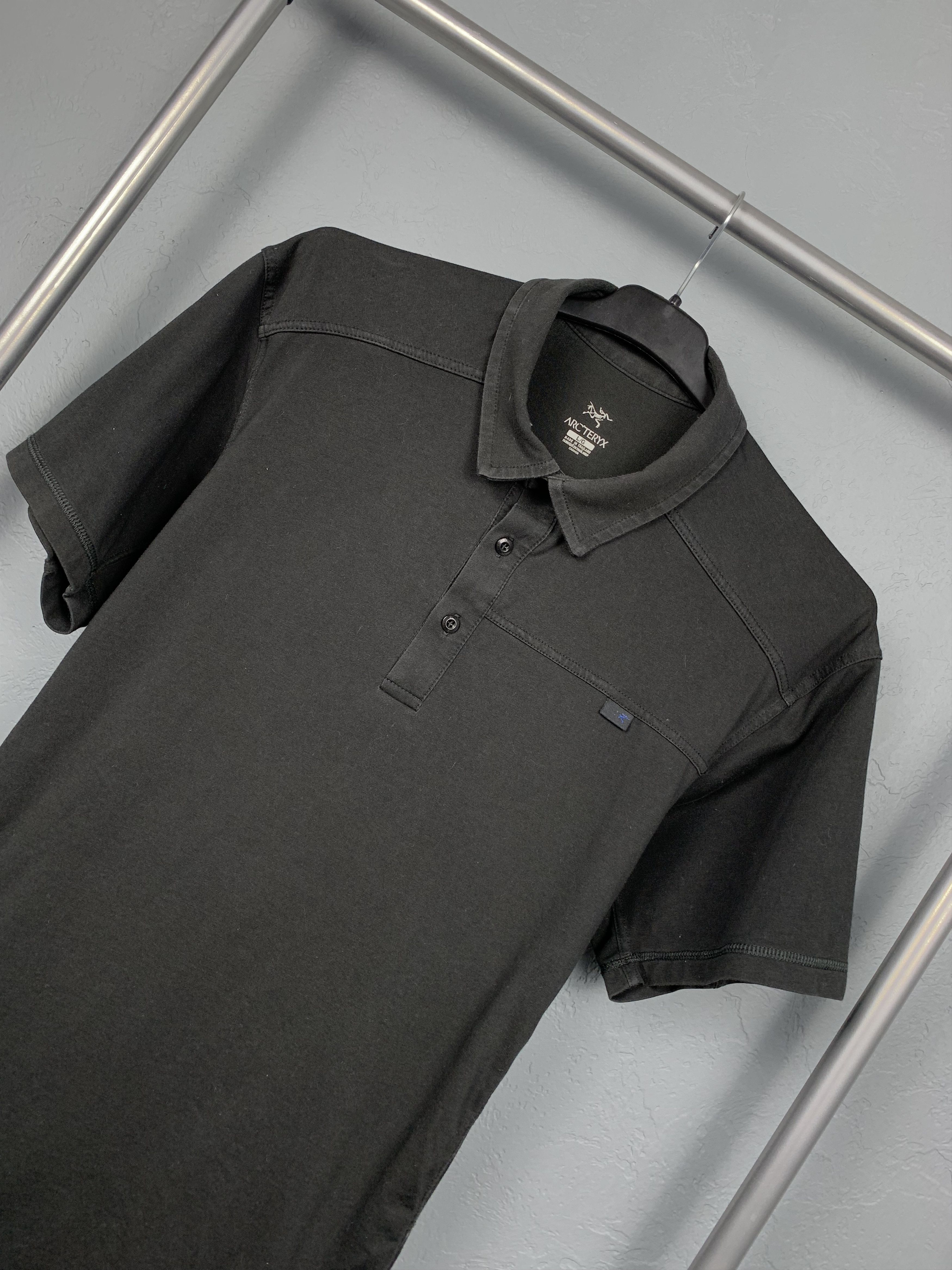 Arc'teryx × Vintage Arc'Teryx Vintage Mens Polo Shirt Size US L / EU 52-54 / 3 - 2 Thumbnail