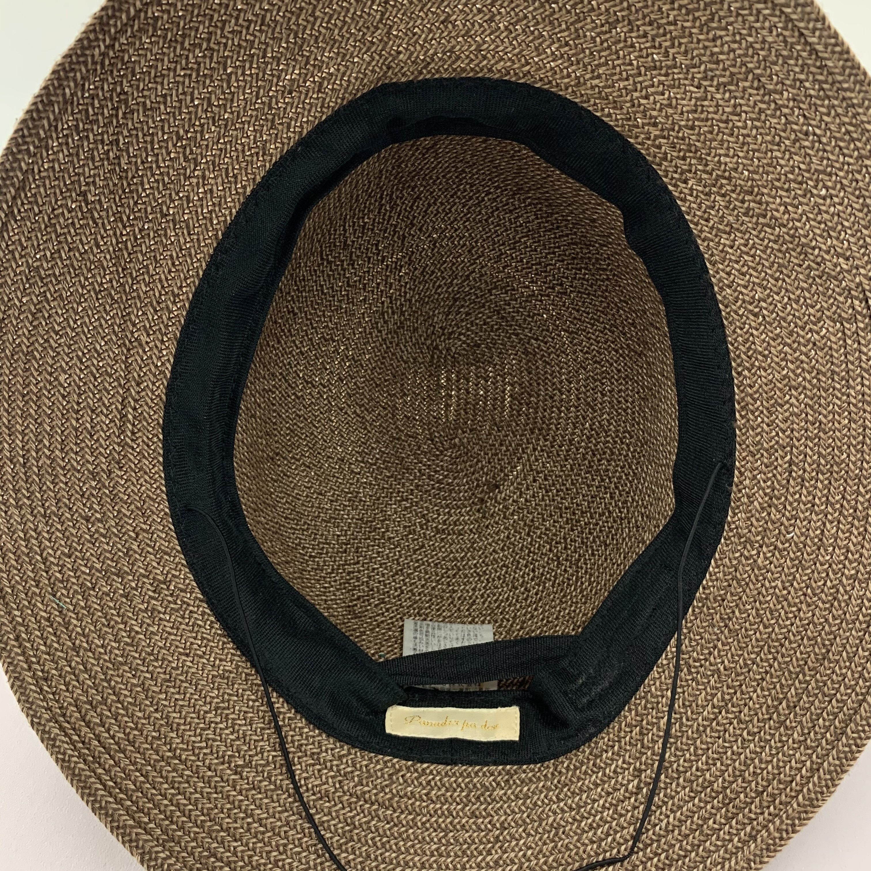 Japanese Brand Vintage Straw Hat Bucket - SS2028 Size ONE SIZE - 7 Thumbnail