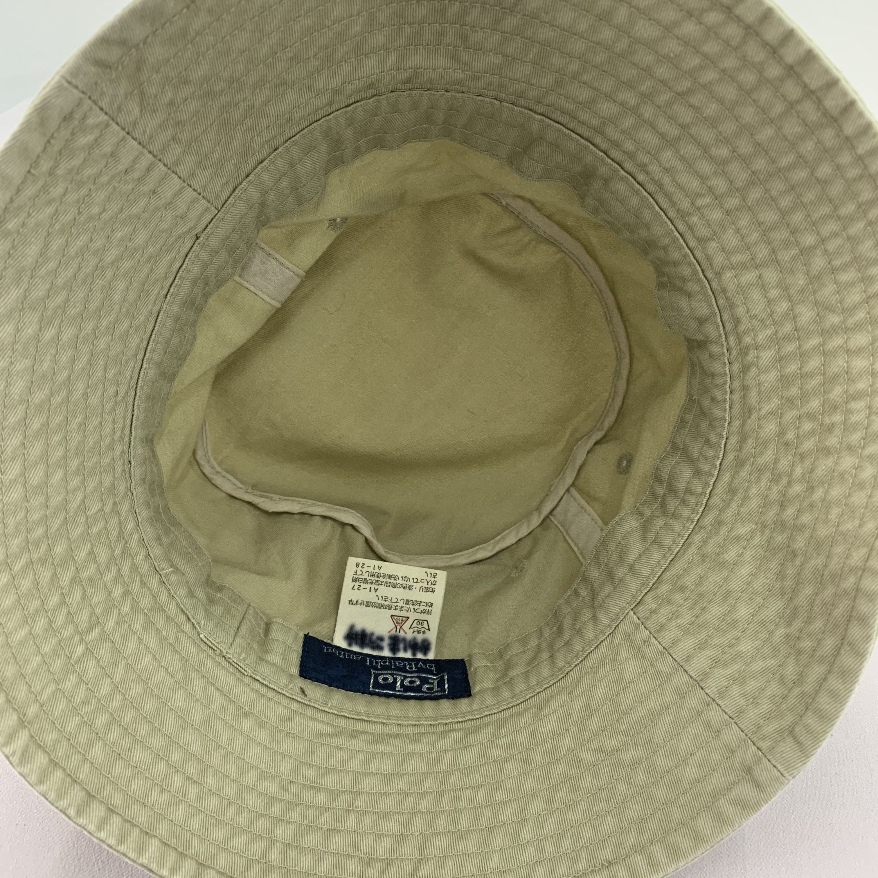 Polo Ralph Lauren × Vintage Polo Ralph Lauren Bucket Hats size 50cm - S3036 Size ONE SIZE - 7 Thumbnail