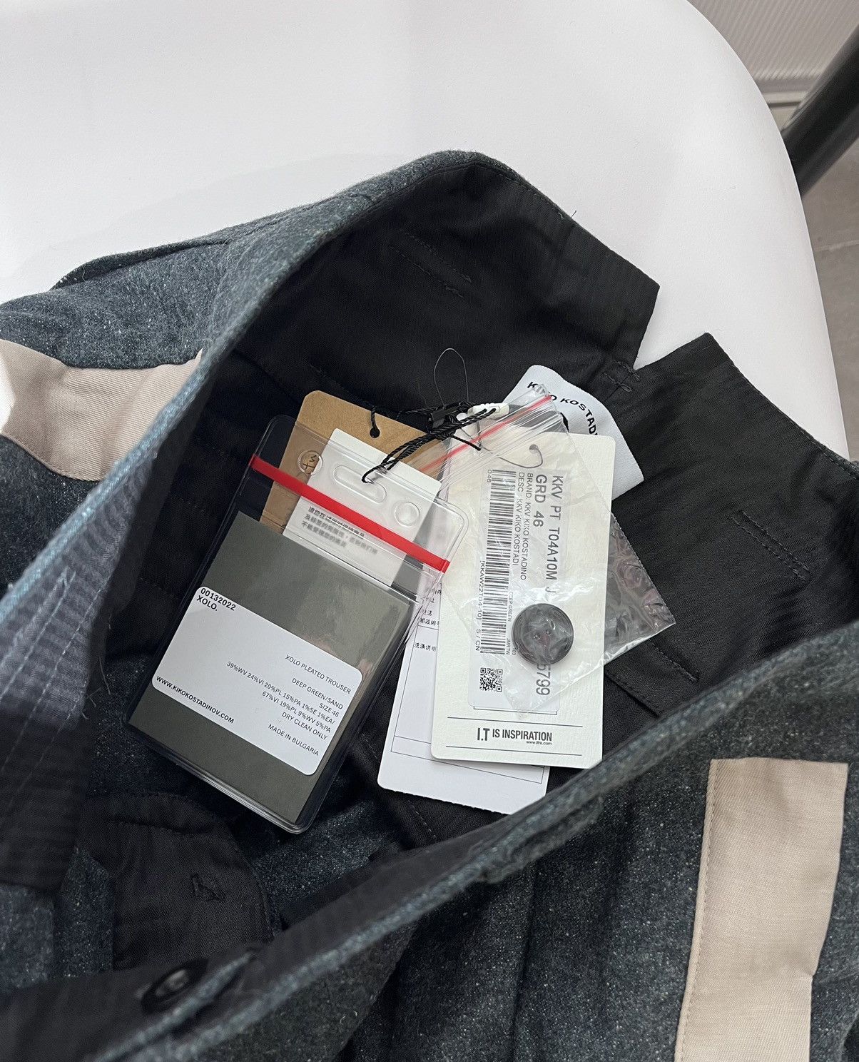 Kiko Kostadinov Kiko kostadinov xolo pleated trouser Size US 31 - 2 Thumbnail