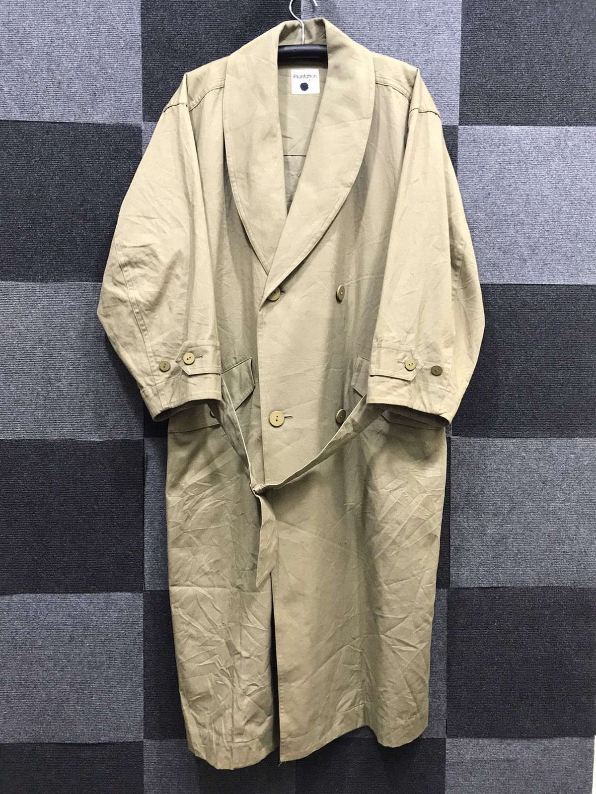 Issey Miyake Plantation by Issey Miyake Shawl Collar Oversize Trench Coat Size US L / EU 52-54 / 3 - 1 Thumbnail