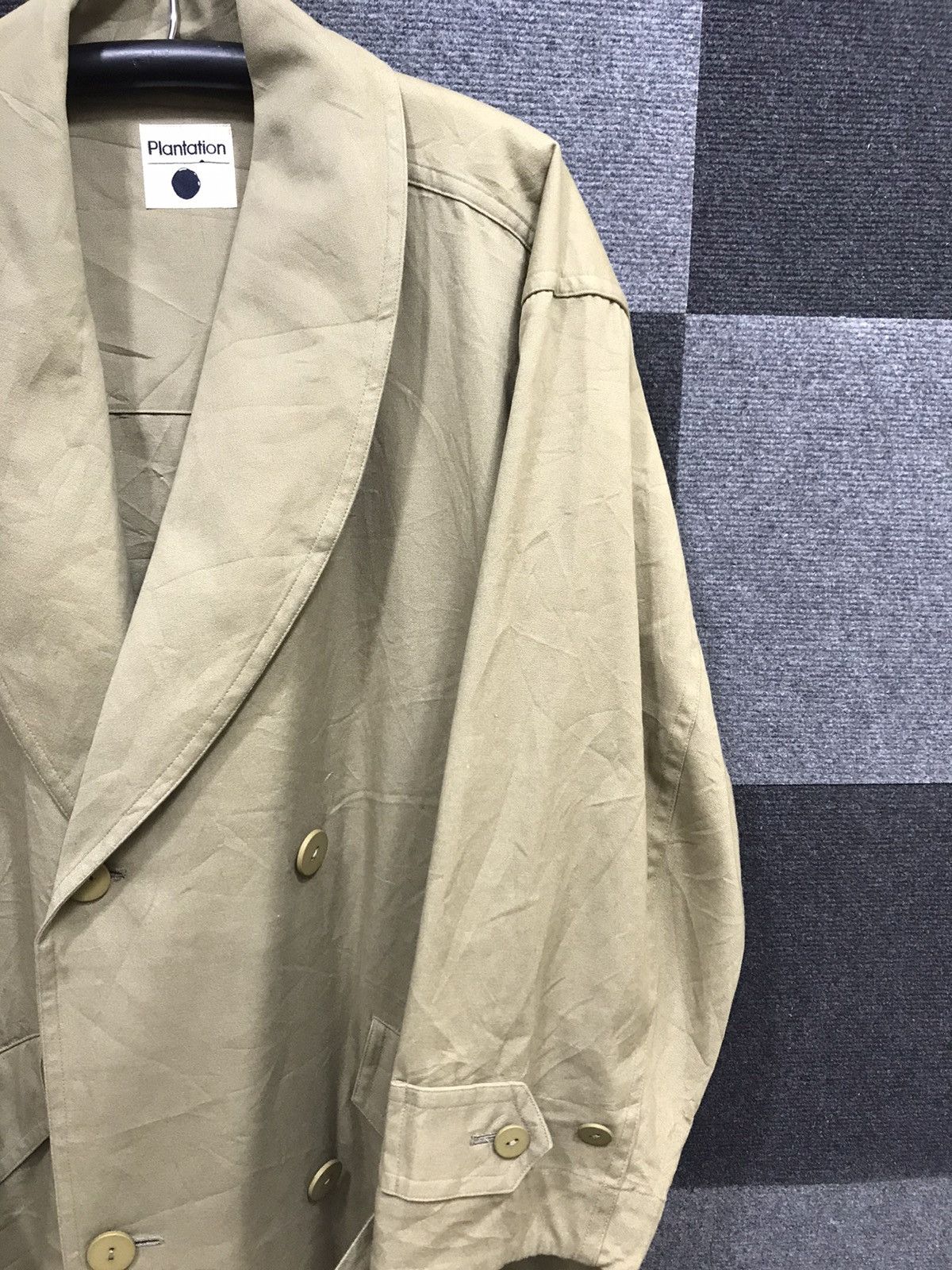 Issey Miyake Plantation by Issey Miyake Shawl Collar Oversize Trench Coat Size US L / EU 52-54 / 3 - 3 Thumbnail