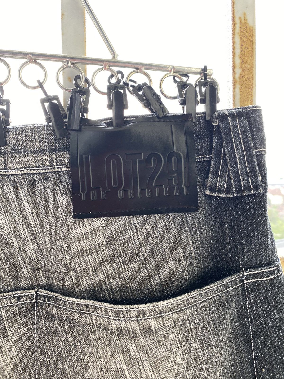 JNCO × Japanese Brand × Vintage Vintage Lot 29 Marvin The Martion Double Knee Baggy Jeans Size US 40 / EU 56 - 7 Thumbnail