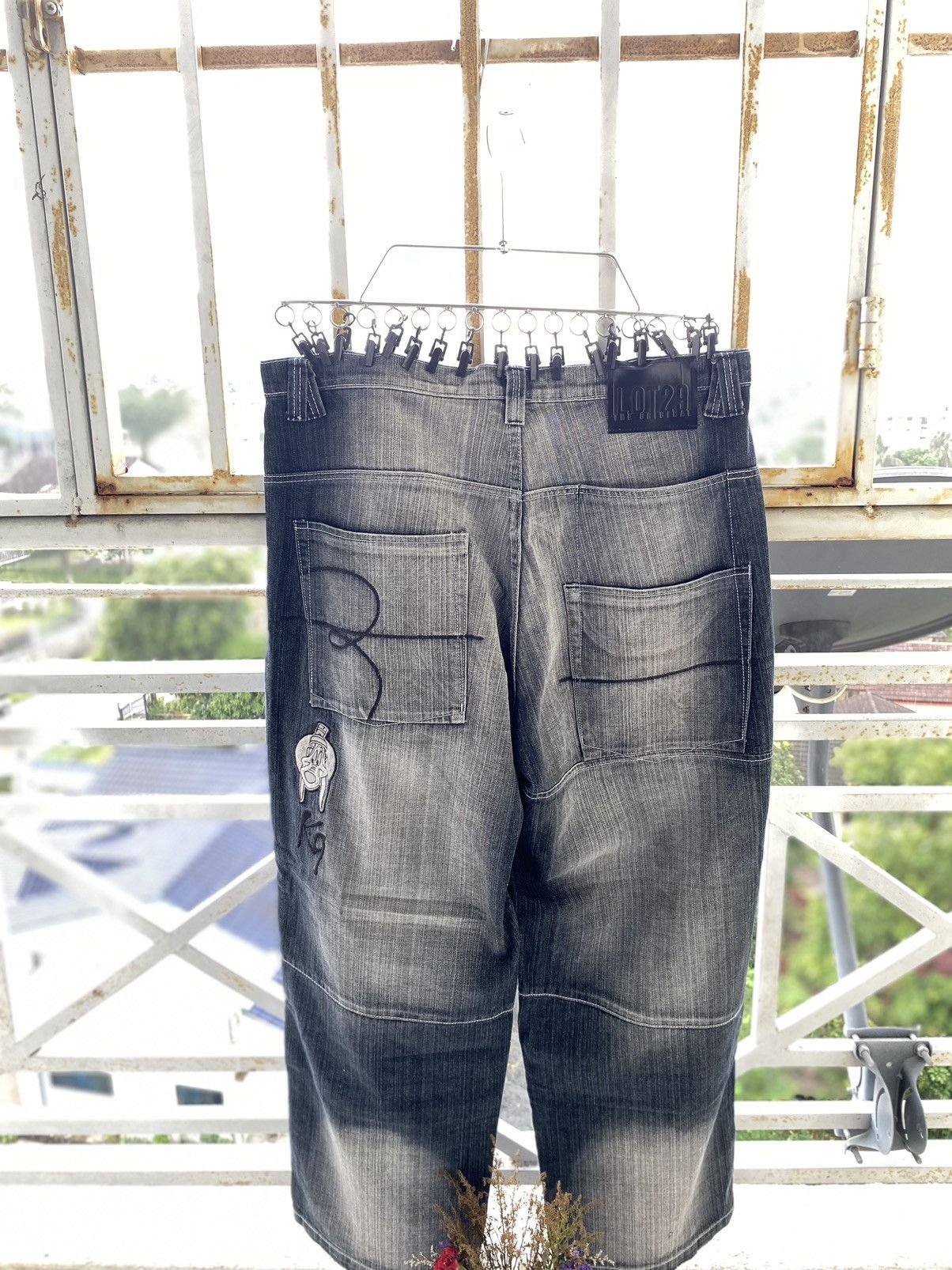 JNCO × Japanese Brand × Vintage Vintage Lot 29 Marvin The Martion Double Knee Baggy Jeans Size US 40 / EU 56 - 5 Thumbnail