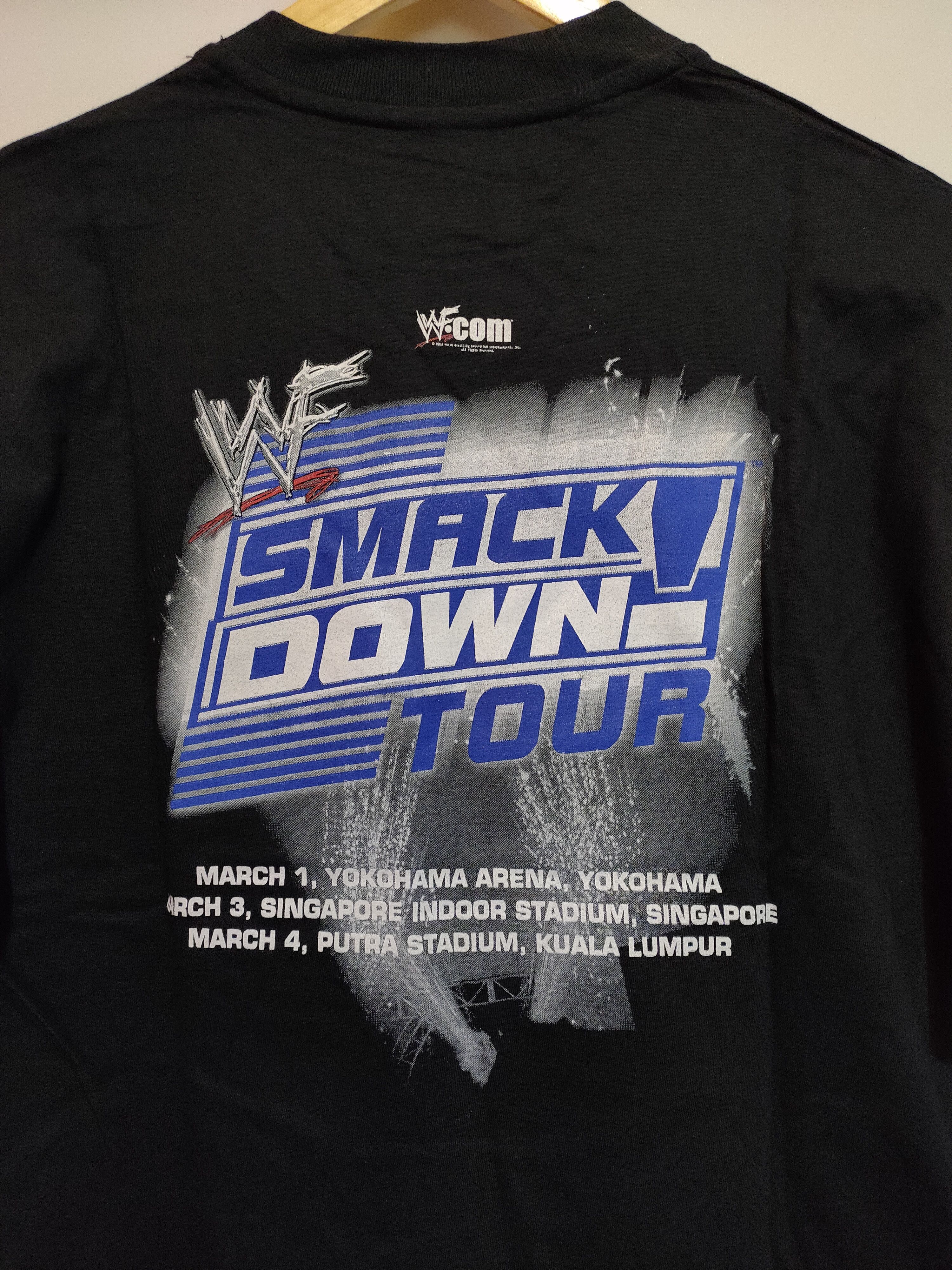 Other Vtg WWF SmackDown Asia Tour 2002. DS RARE WWE Raw the Rock Size US XL / EU 56 / 4 - 3 Thumbnail