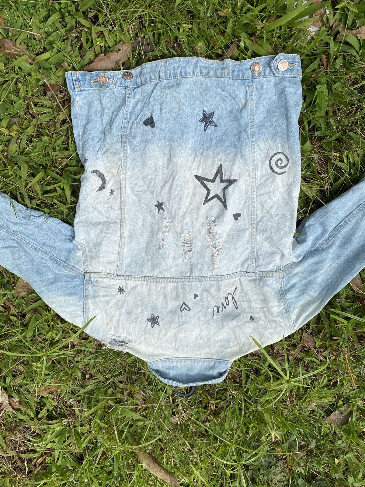 Japanese Brand OFFER🔥Vintage Forever 21 Distressed Style Patchwork Size M / US 6-8 / IT 42-44 - 5 Thumbnail