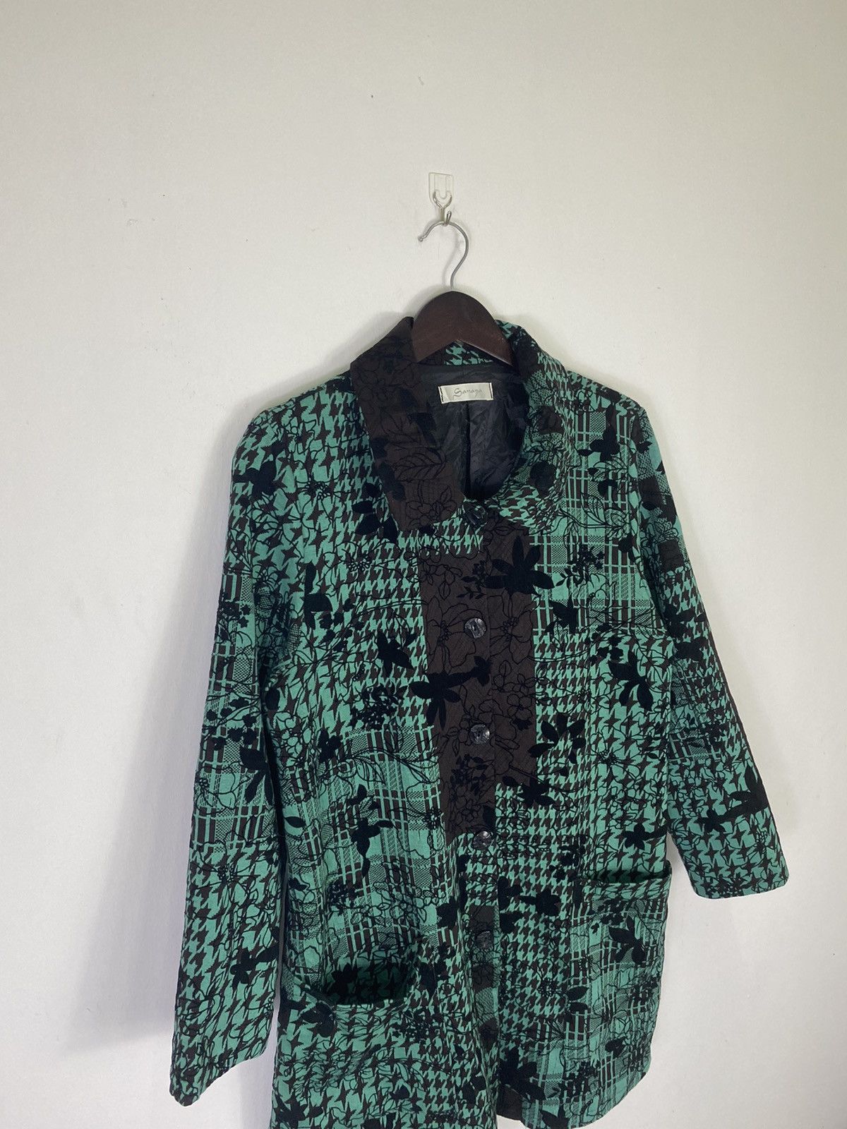 Japanese Brand × Native × Vintage Gcw23🔥Vintage Sanaya Button Up Coat Jacket Size L / US 10 / IT 46 - 4 Thumbnail