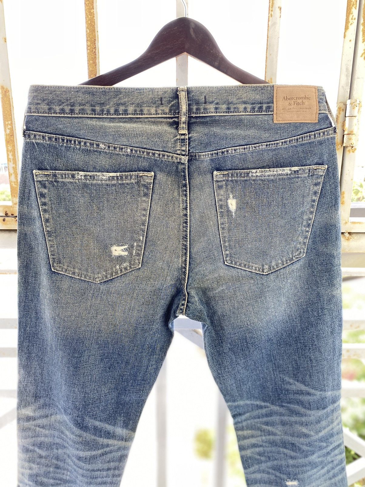 Abercrombie & Fitch × Vintage STEALS🔥Vintage Abercrombie & Fitch Slim Straight Jeans Size US 35 - 4 Thumbnail