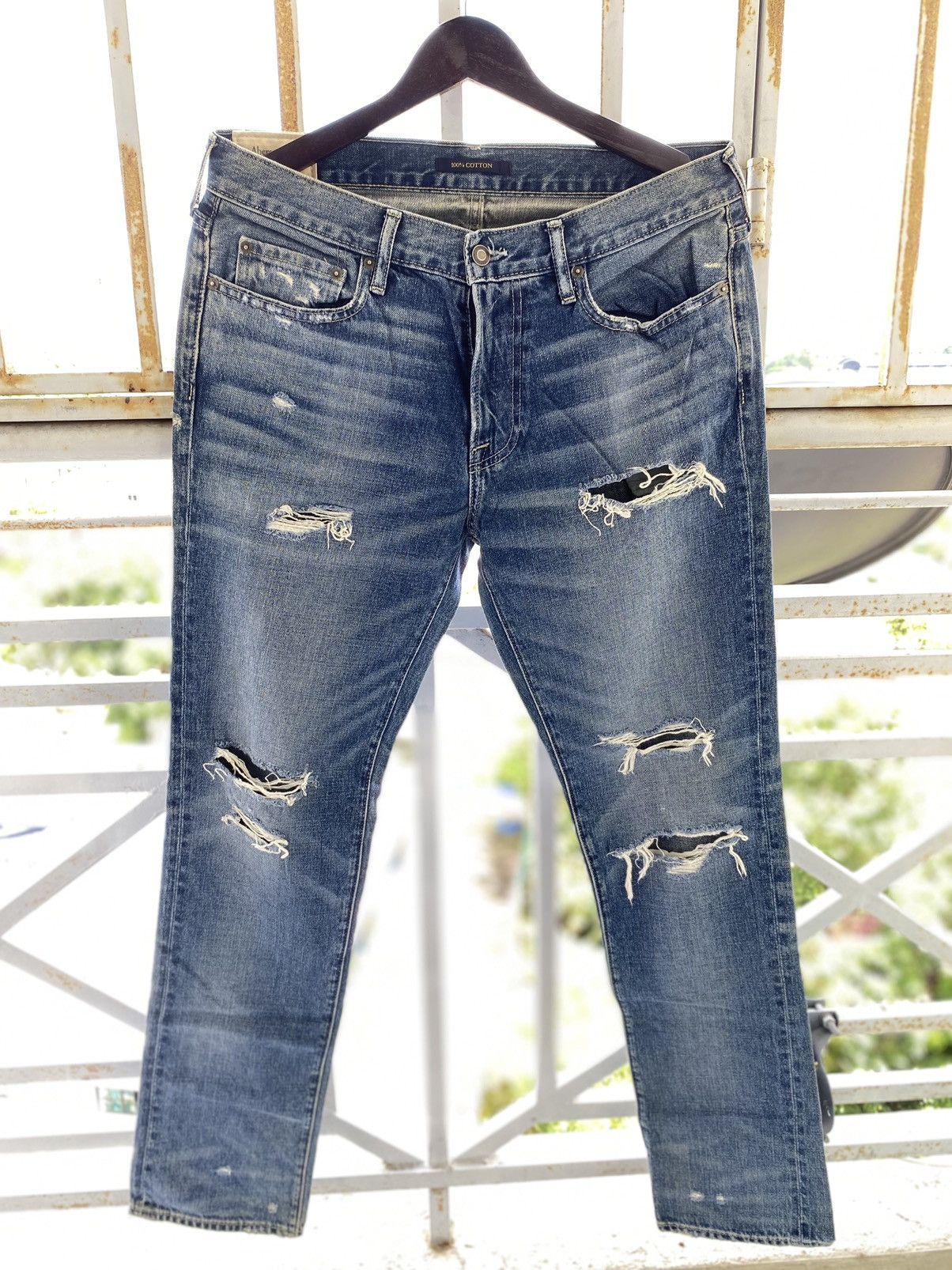 Abercrombie & Fitch × Vintage STEALS🔥Vintage Abercrombie & Fitch Slim Straight Jeans Size US 35 - 1 Thumbnail