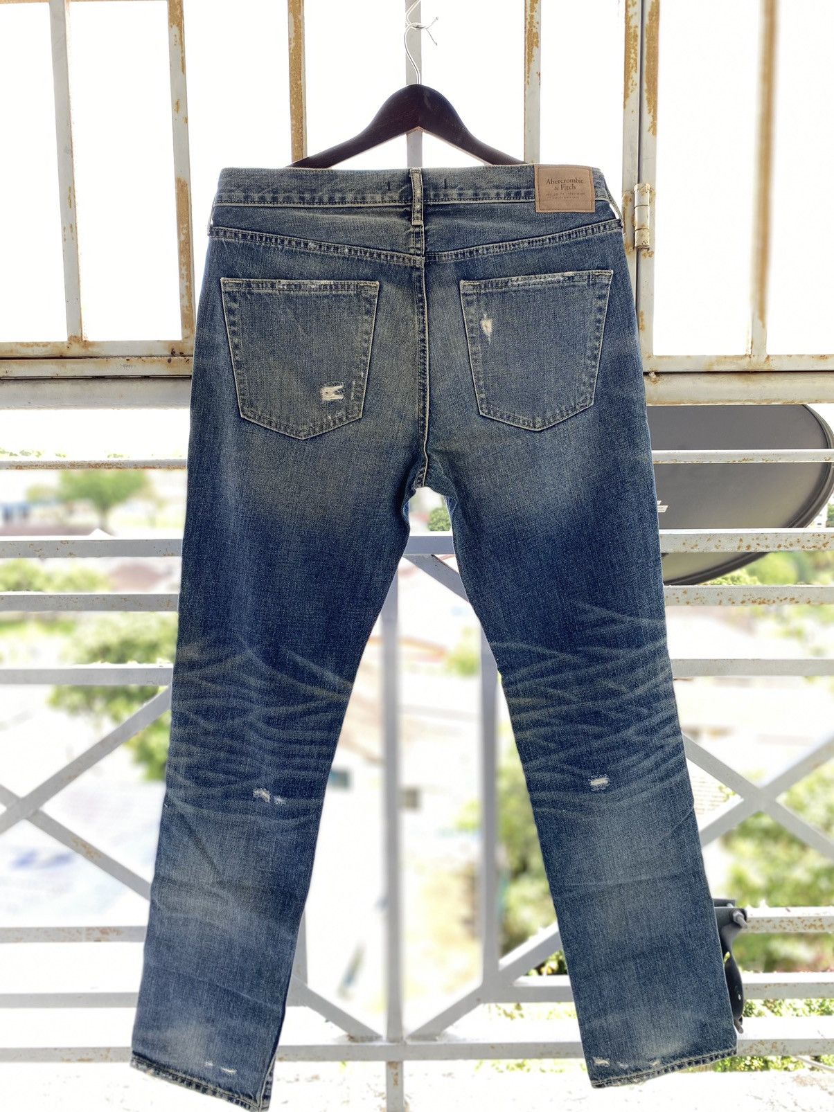 Abercrombie & Fitch × Vintage STEALS🔥Vintage Abercrombie & Fitch Slim Straight Jeans Size US 35 - 3 Thumbnail