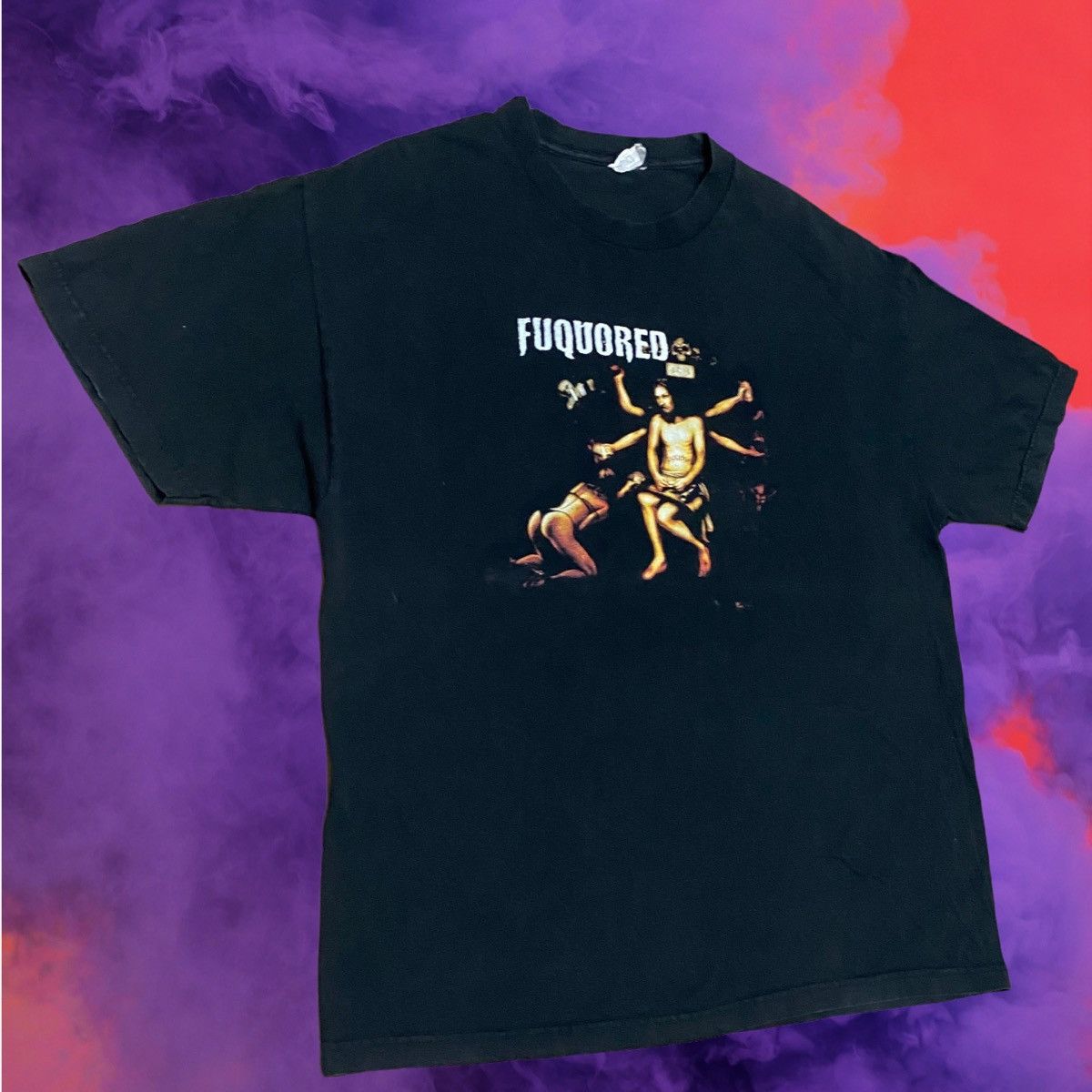 Band Tees × If Six Was Nine Gcw23🔥Vintage Fuquored Metal Rock Band Tees Size US L / EU 52-54 / 3 - 3 Thumbnail