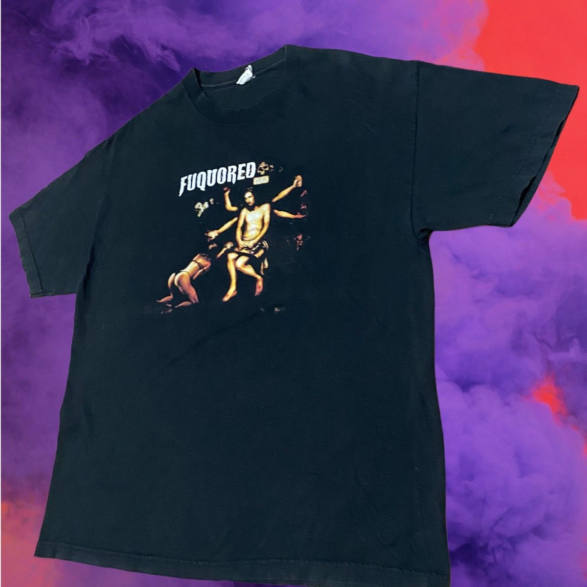 Band Tees × If Six Was Nine Gcw23🔥Vintage Fuquored Metal Rock Band Tees Size US L / EU 52-54 / 3 - 4 Thumbnail