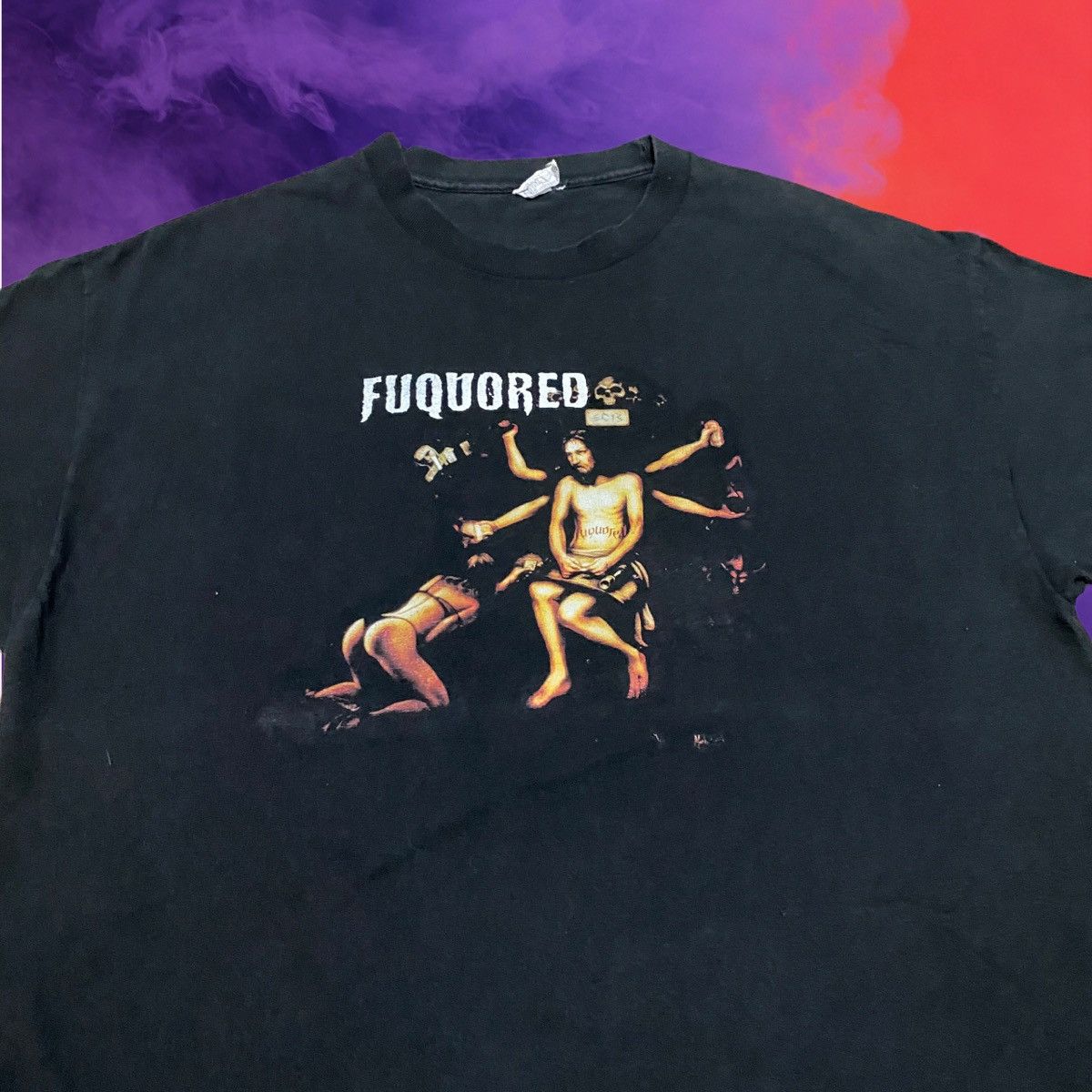 Band Tees × If Six Was Nine Gcw23🔥Vintage Fuquored Metal Rock Band Tees Size US L / EU 52-54 / 3 - 2 Thumbnail
