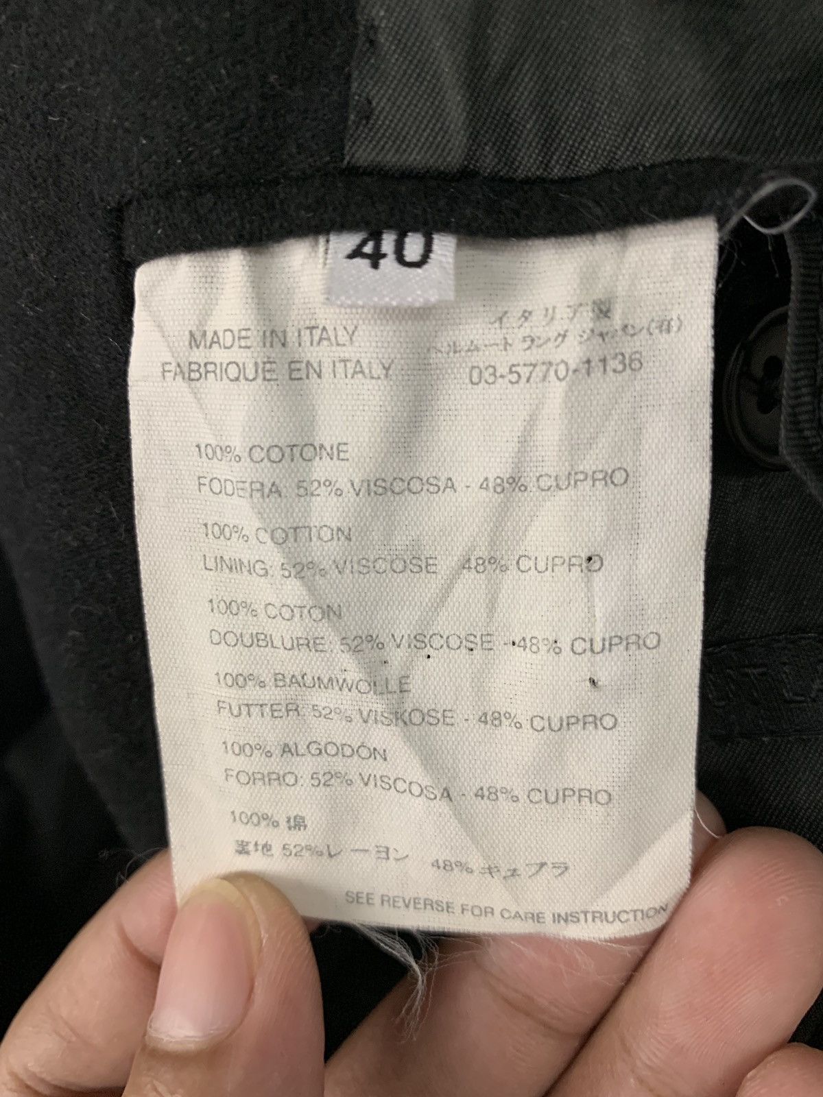 Helmut Lang ⚡️Iconic Helmut Lang Single Button Suit Coat Size US XS / EU 42 / 0 - 6 Thumbnail