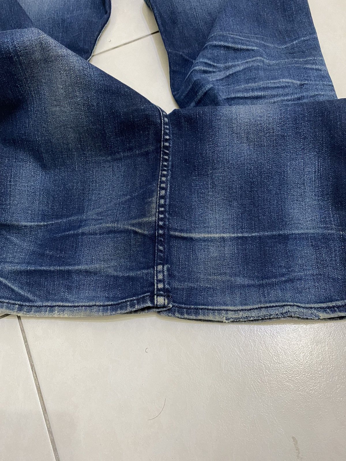 Guess × Vintage 🔥Vintage Custom Shashiko Patch Work Regular Denim Jeans Size US 38 / EU 54 - 12 Thumbnail
