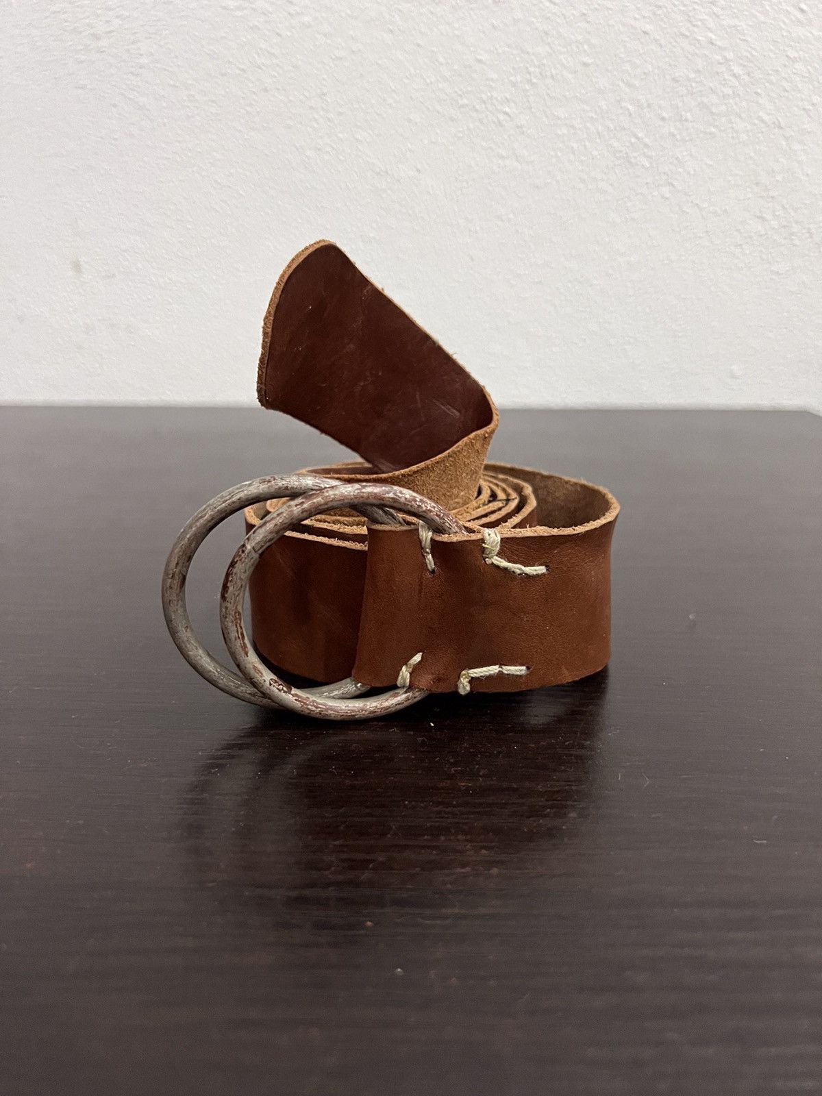 Leather Unbrand Leather Belt Size ONE SIZE - 4 Thumbnail