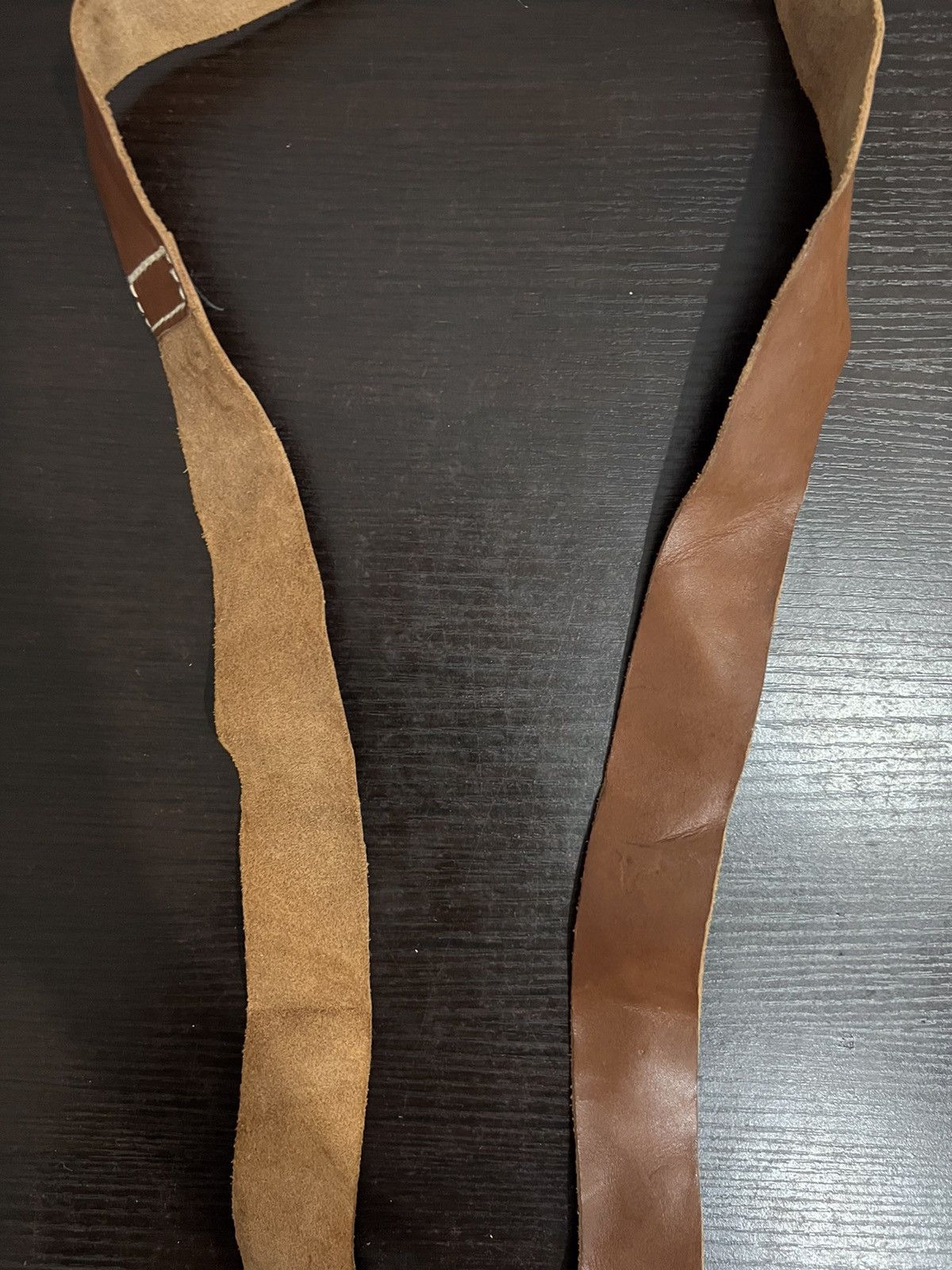 Leather Unbrand Leather Belt Size ONE SIZE - 6 Thumbnail
